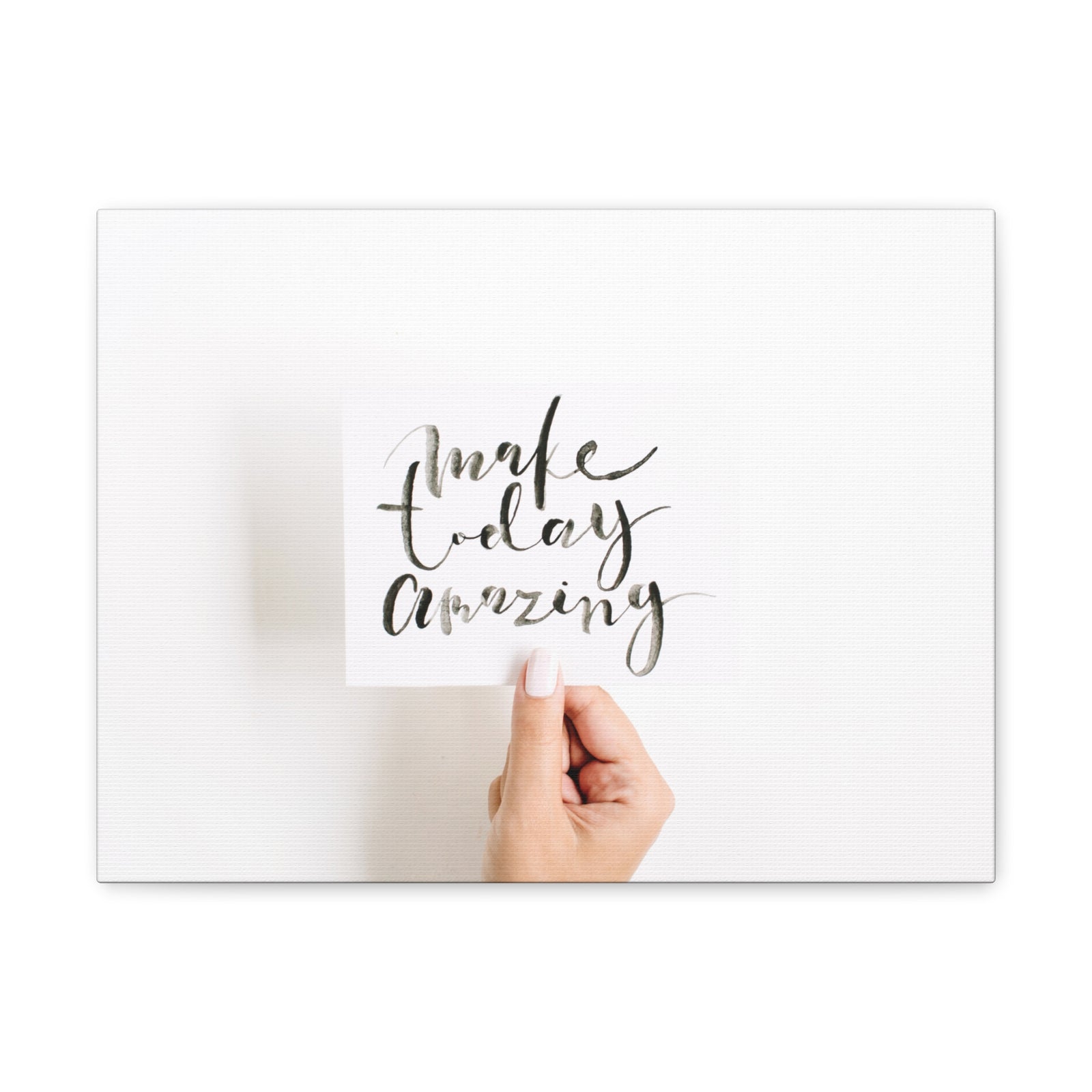 Inspirational Quote Canvas Make Today Amazing Motivational Print Ready to Hang Artwork-Express Your Love Gifts