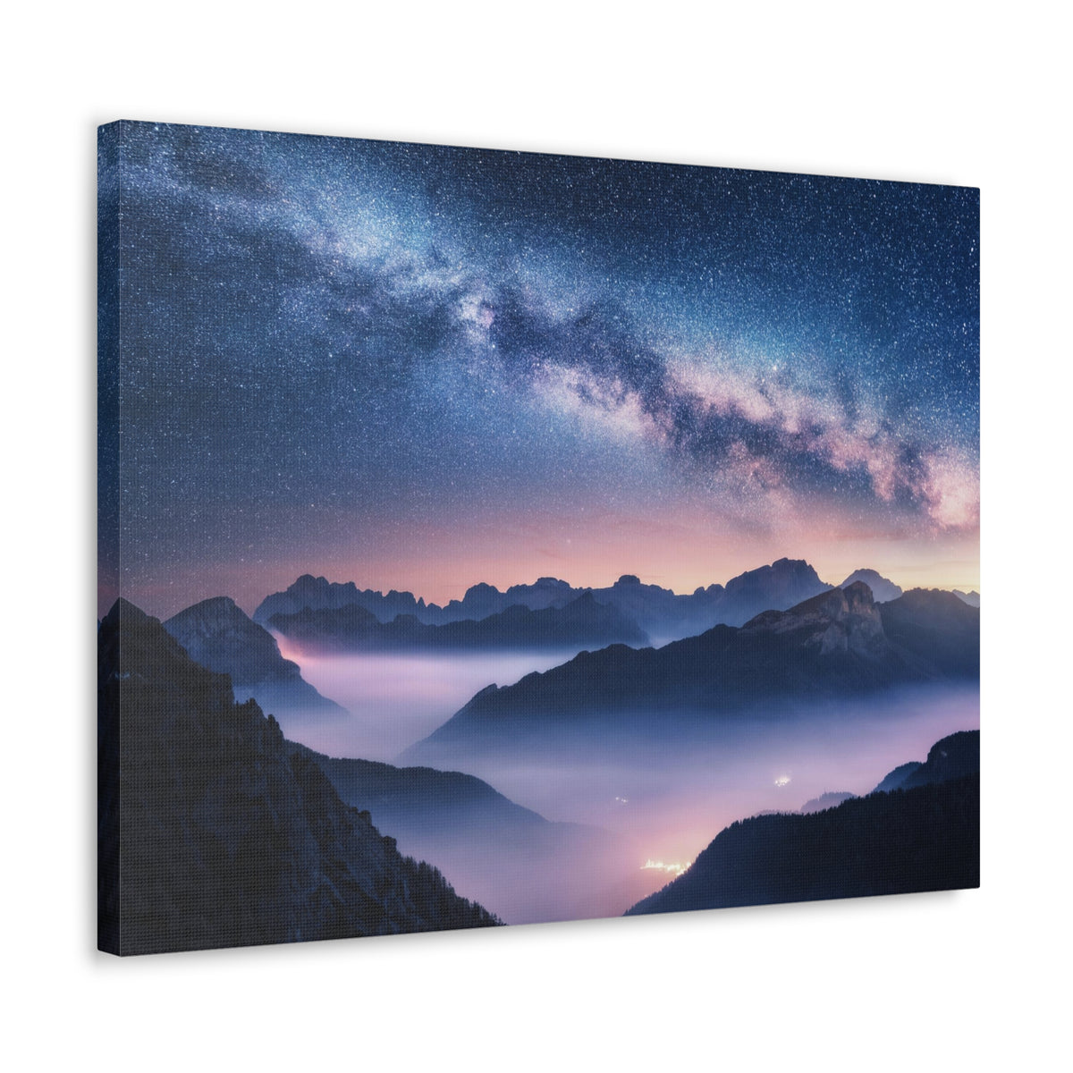 Nature Wilderness Night Sky Photography Canvas Wall Art for Home Decor Ready-to-Hang-Express Your Love Gifts
