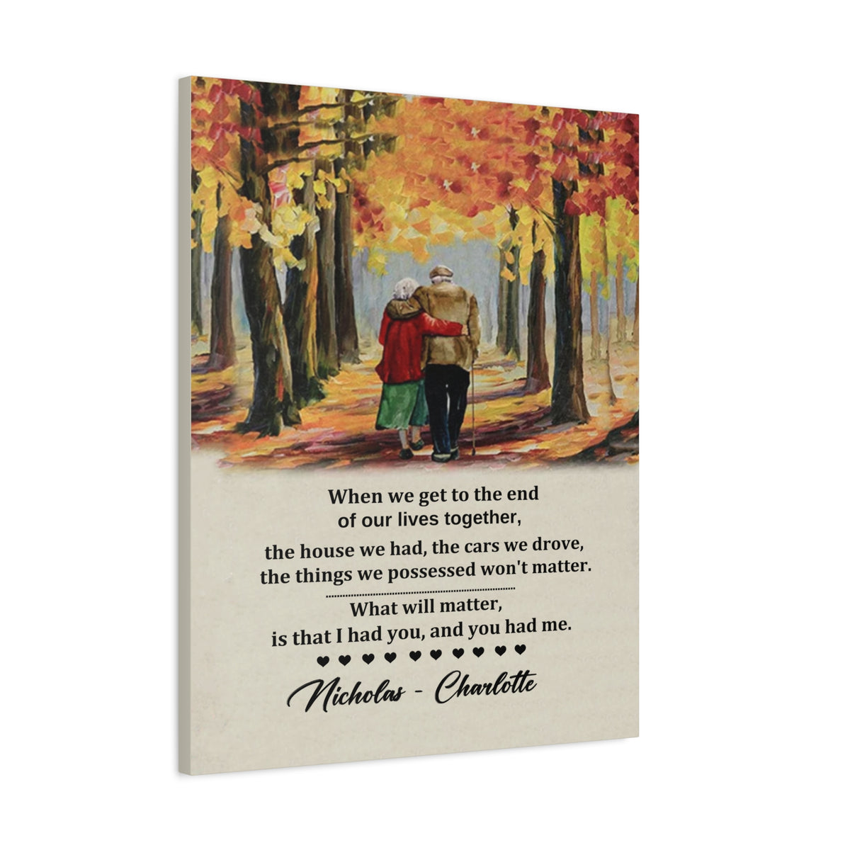 Personalized Our Lives Together Canvas-Express Your Love Gifts
