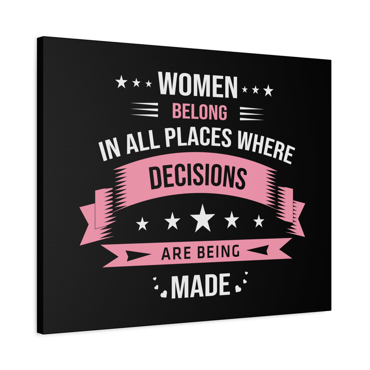 Inspirational Quote Canvas In All Places Wall Art Motivational Motto Inspiring Prints Artwork Decor Ready to Hang-Express Your Love Gifts