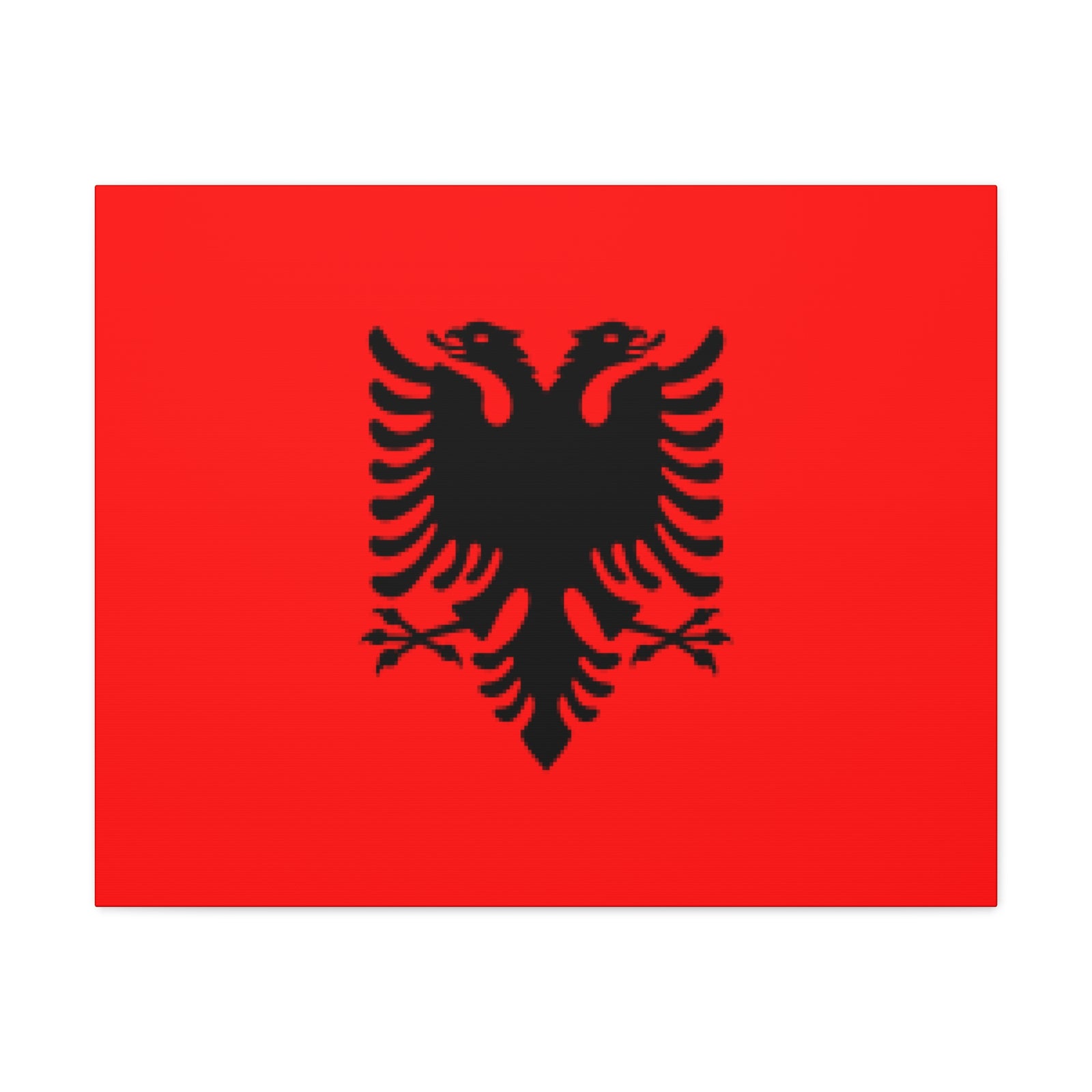 Albania Country Flag Canvas Vibrant Wall Art Unframed Home Decor-Express Your Love Gifts