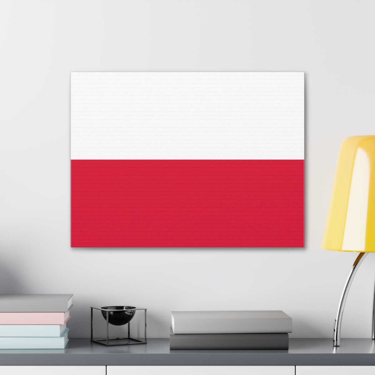 Poland Country Flag Canvas Vibrant Wall Art Unframed Home Decor-Express Your Love Gifts