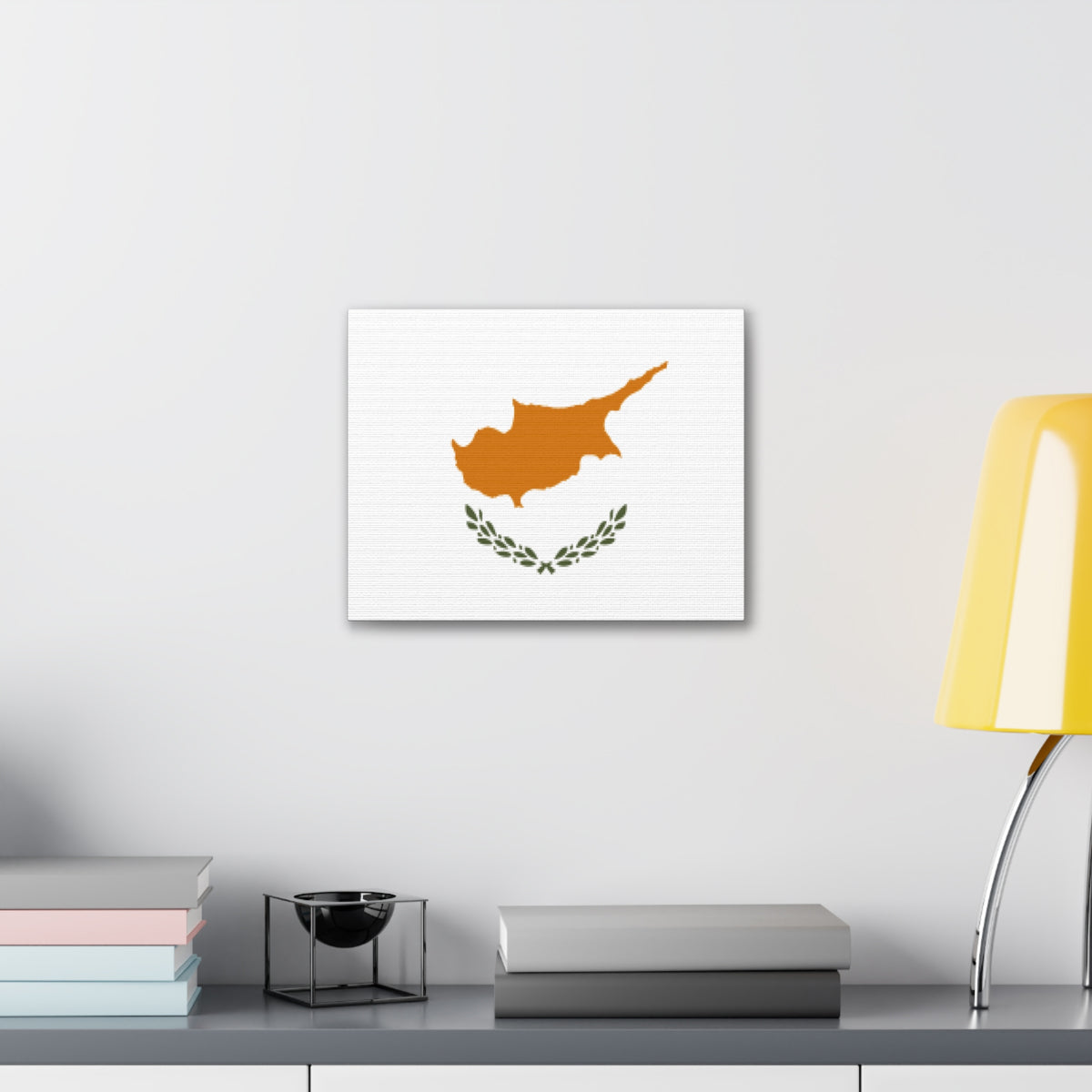 Cyprus Country Flag Canvas Vibrant Wall Art Unframed Home Decor-Express Your Love Gifts