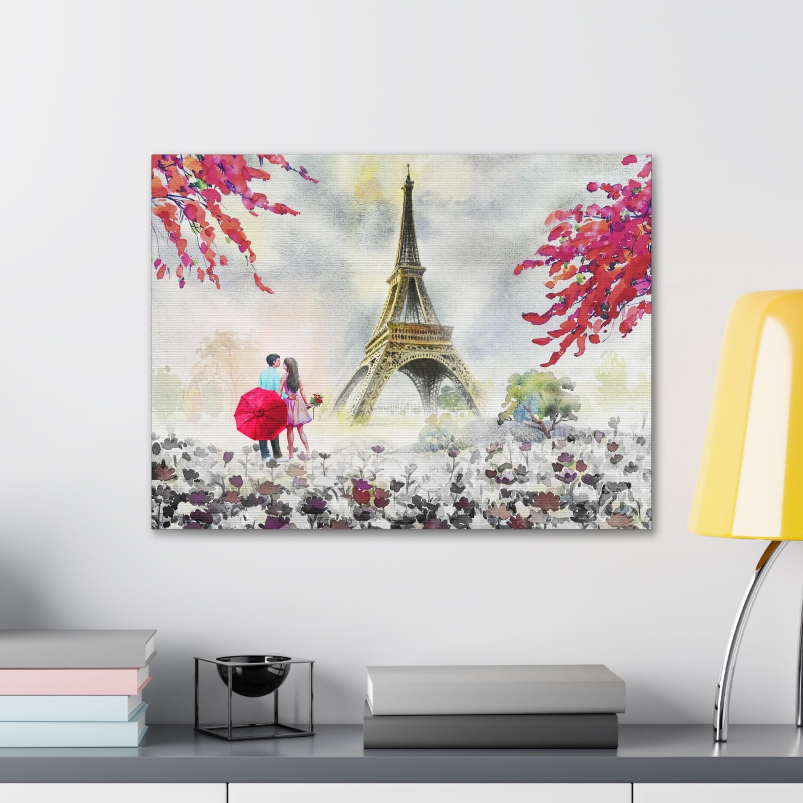 Paris European City Landscape France Canvas Artwork High-Quality Breathtaking French City for Home Decor Ready to Hang-Express Your Love Gifts