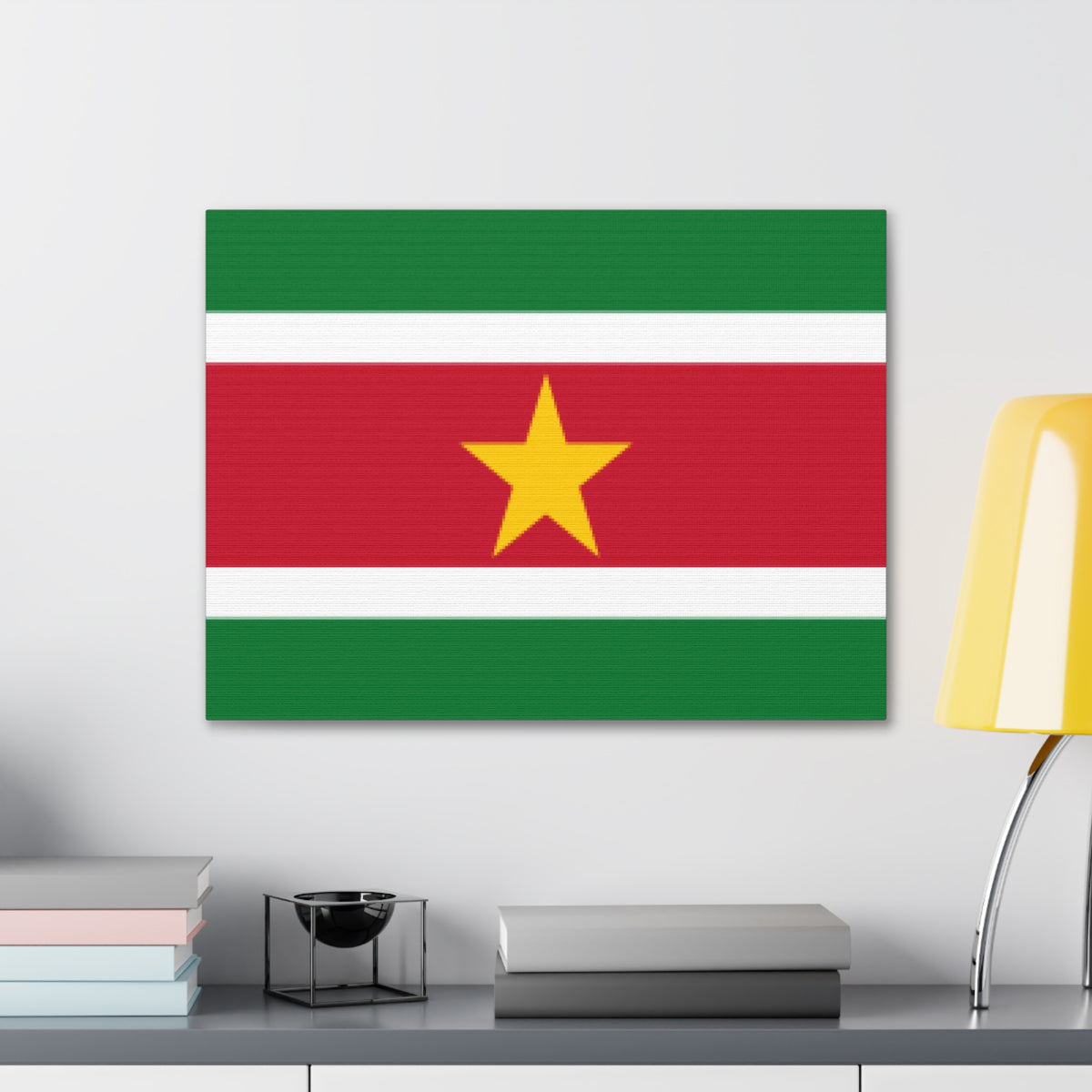 Suriname Country Flag Canvas Vibrant Wall Art Unframed Home Decor-Express Your Love Gifts