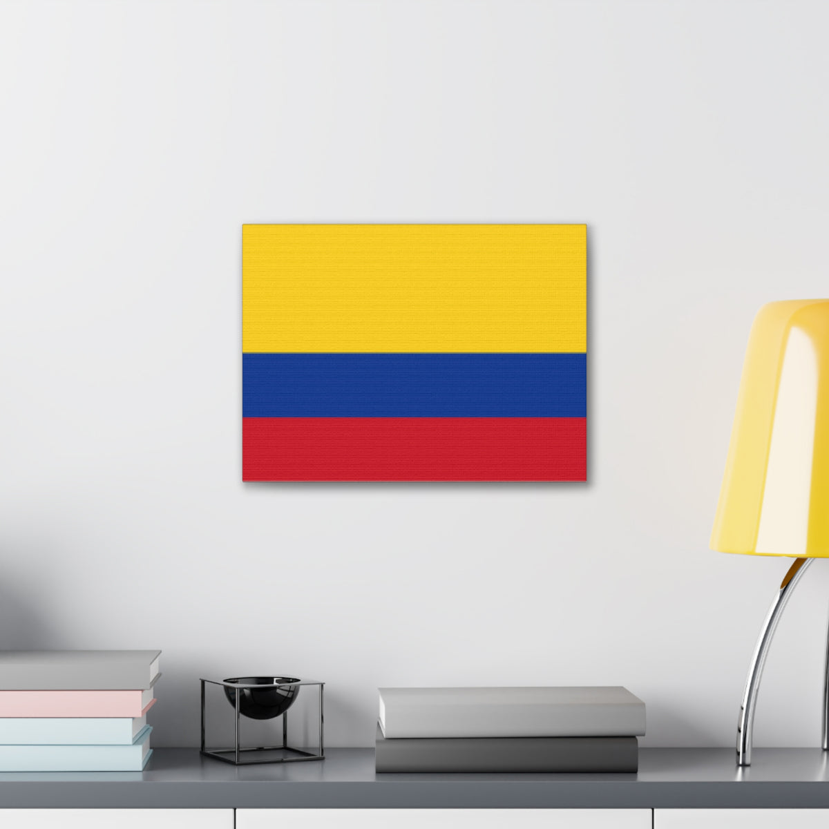 Colombia Country Flag Canvas Vibrant Wall Art Unframed Home Decor-Express Your Love Gifts