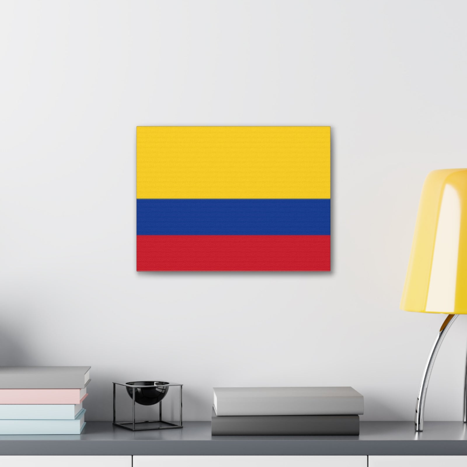 Colombia Country Flag Canvas Vibrant Wall Art Unframed Home Decor-Express Your Love Gifts
