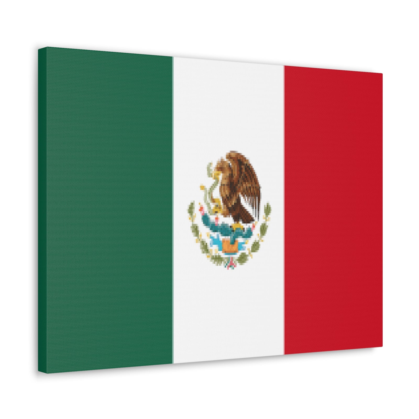 Mexico Country Flag Canvas Vibrant Wall Art Unframed Home Decor-Express Your Love Gifts
