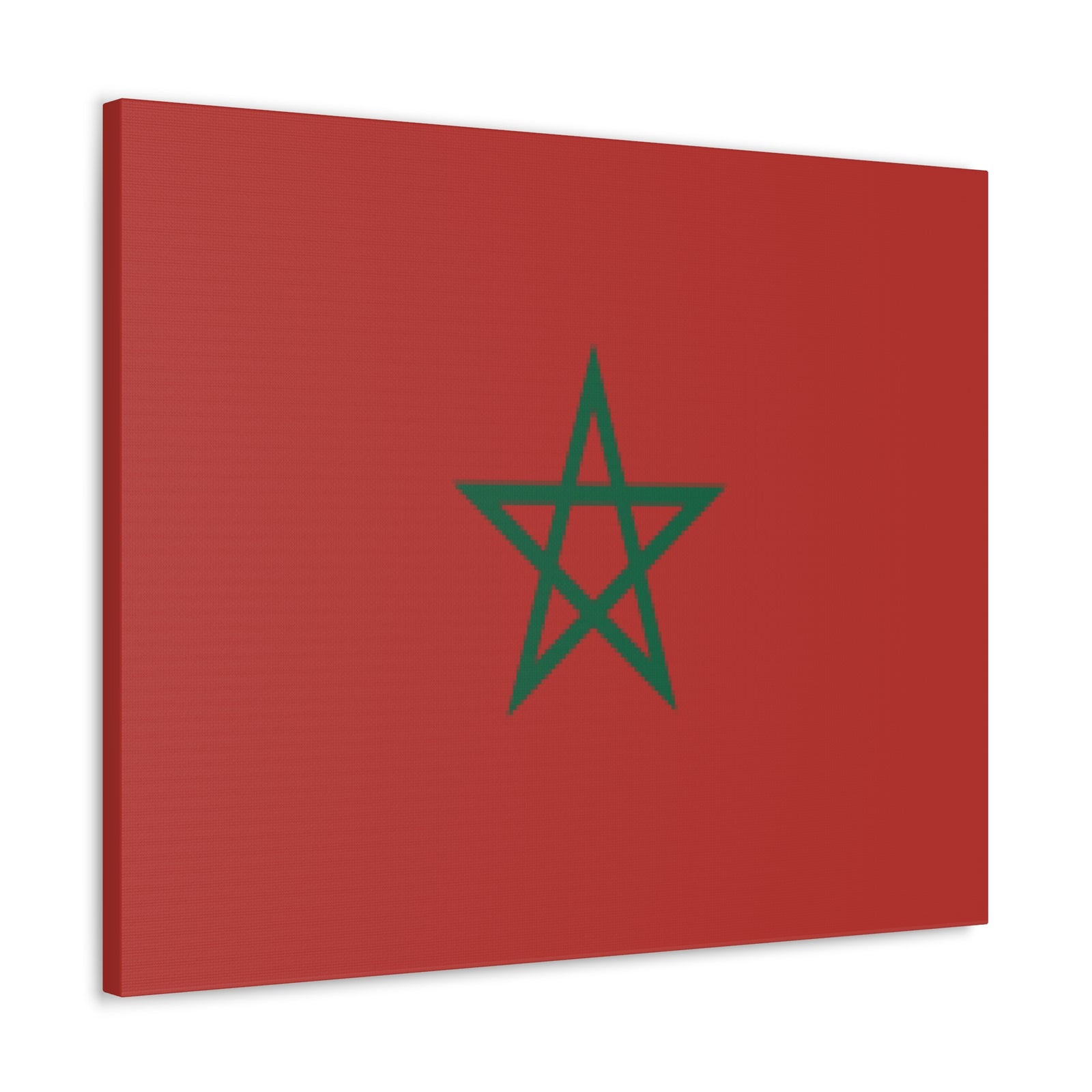 Morocco Country Flag Canvas Vibrant Wall Art Unframed Home Decor-Express Your Love Gifts