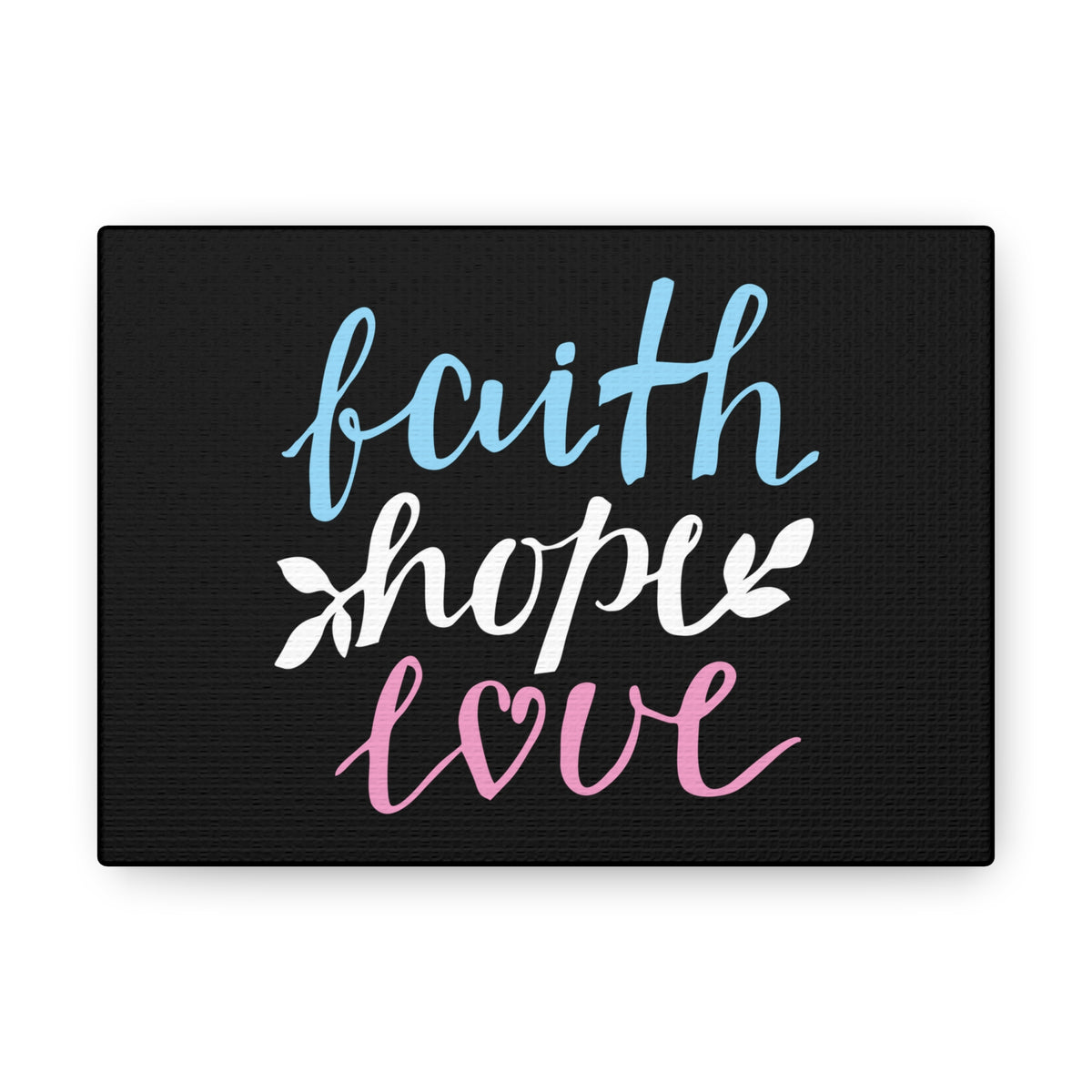 Scripture Walls Faith Hope Love Colors 1 Corinthians 13:13 Christian Wall Art Bible Verse Print Ready To Hang-Express Your Love Gifts