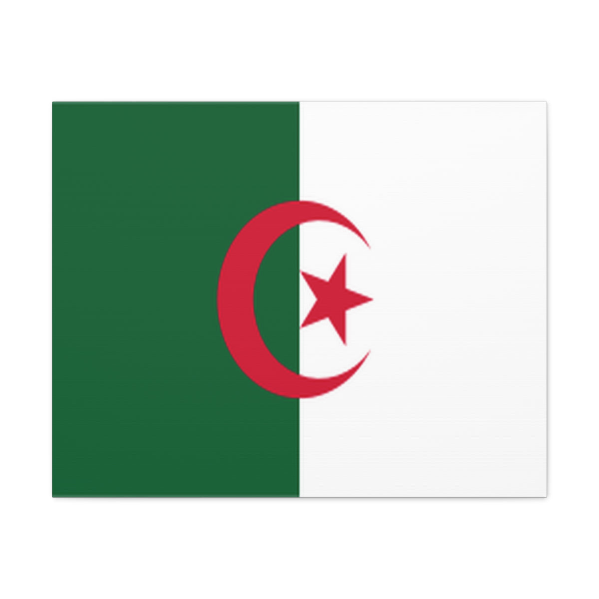 Algeria Country Flag Canvas Vibrant Wall Art Unframed Home Decor-Express Your Love Gifts