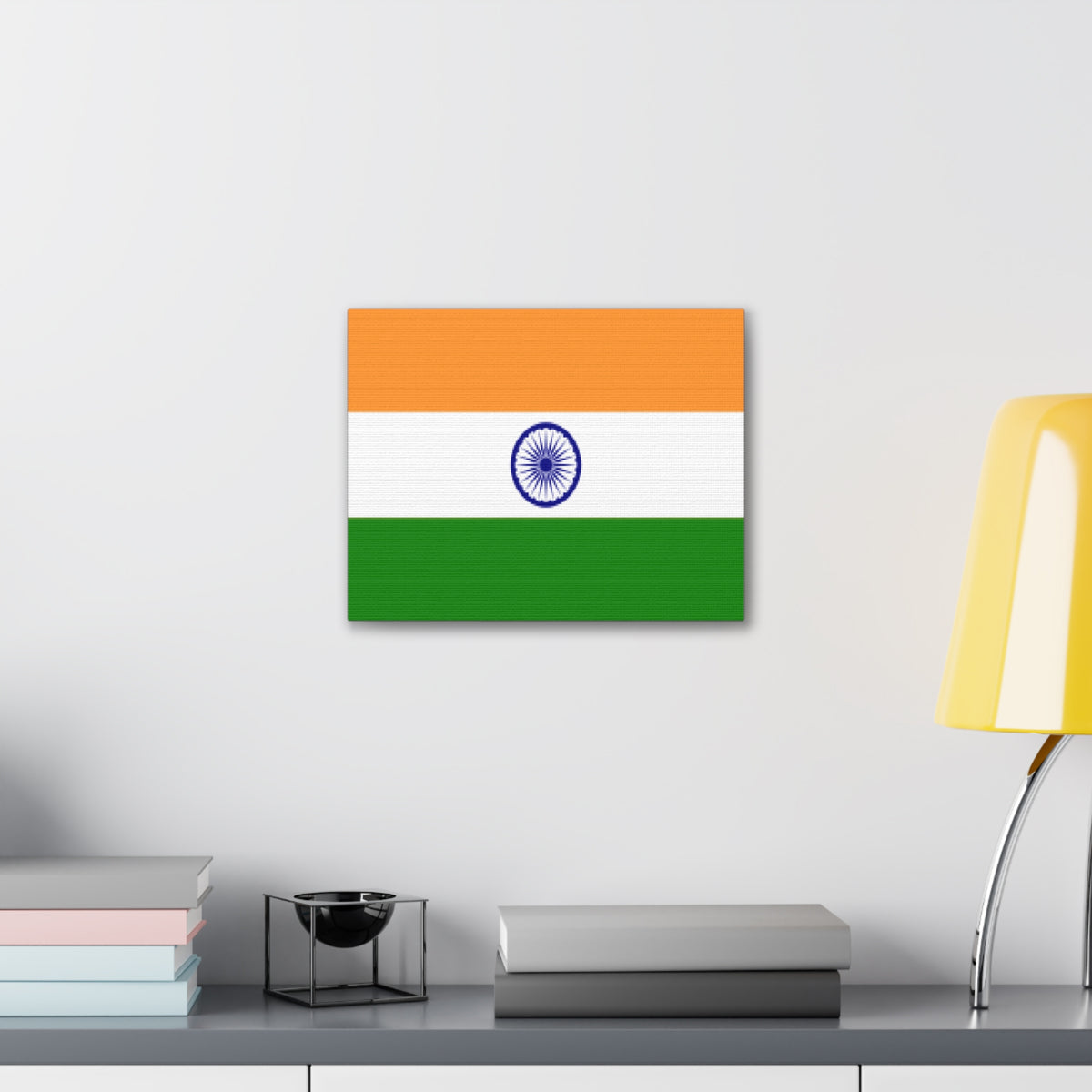 India Country Flag Canvas Vibrant Wall Art Unframed Home Decor-Express Your Love Gifts