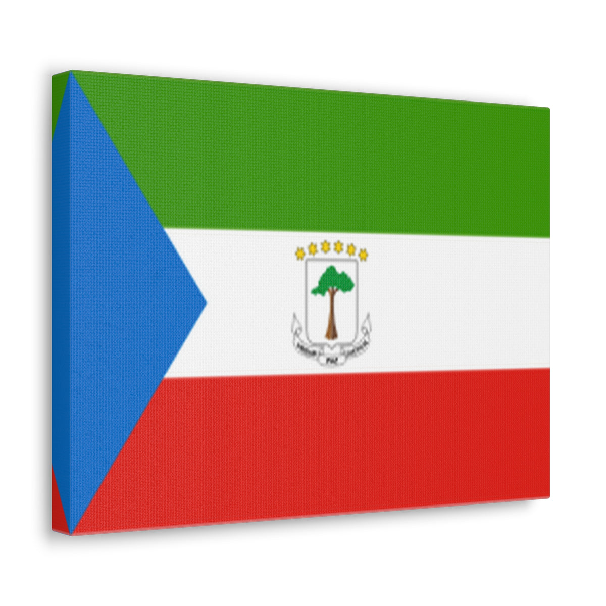 Equatorial Guinea Country Flag Canvas Vibrant Wall Art Unframed Home Decor-Express Your Love Gifts
