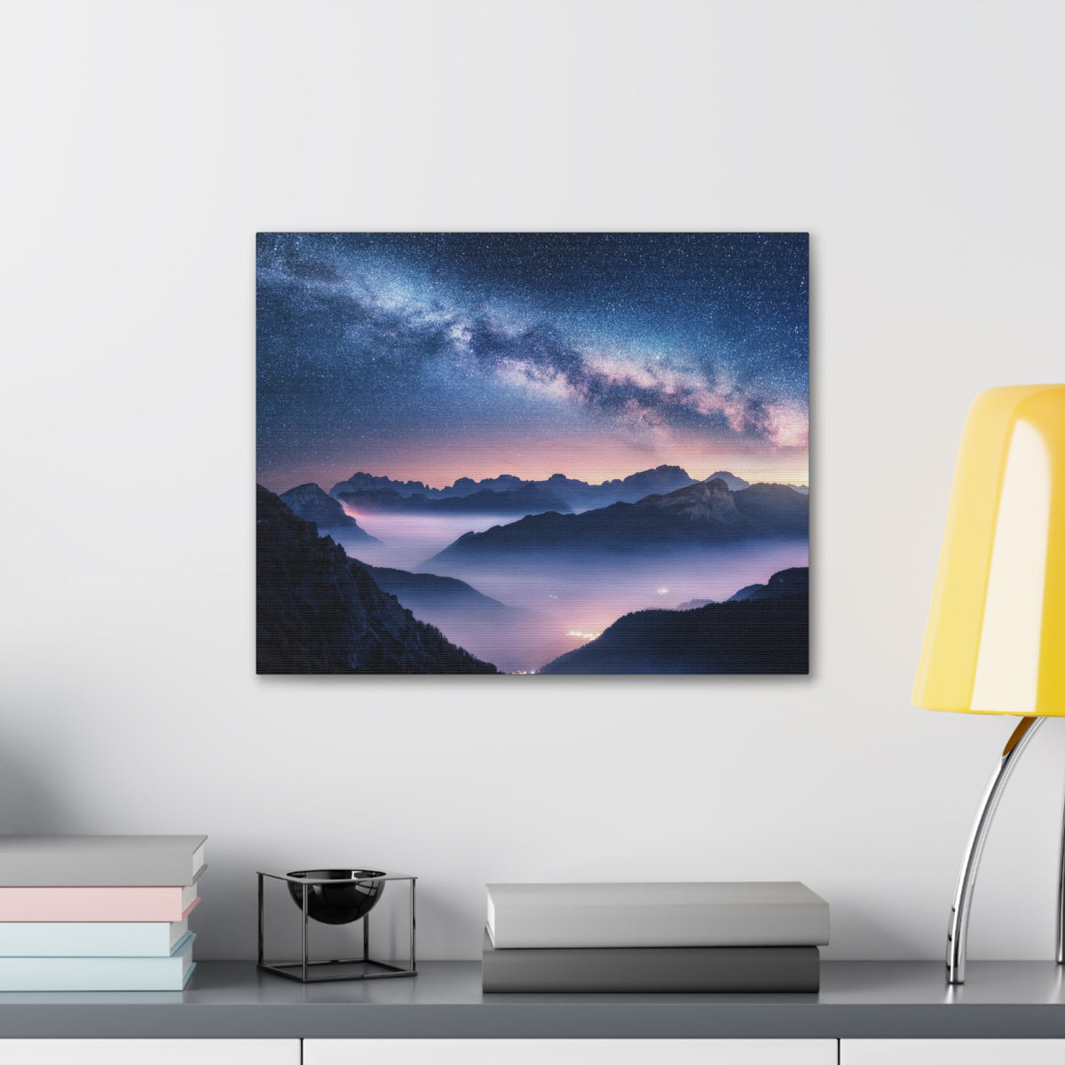 Nature Wilderness Night Sky Photography Canvas Wall Art for Home Decor Ready-to-Hang-Express Your Love Gifts