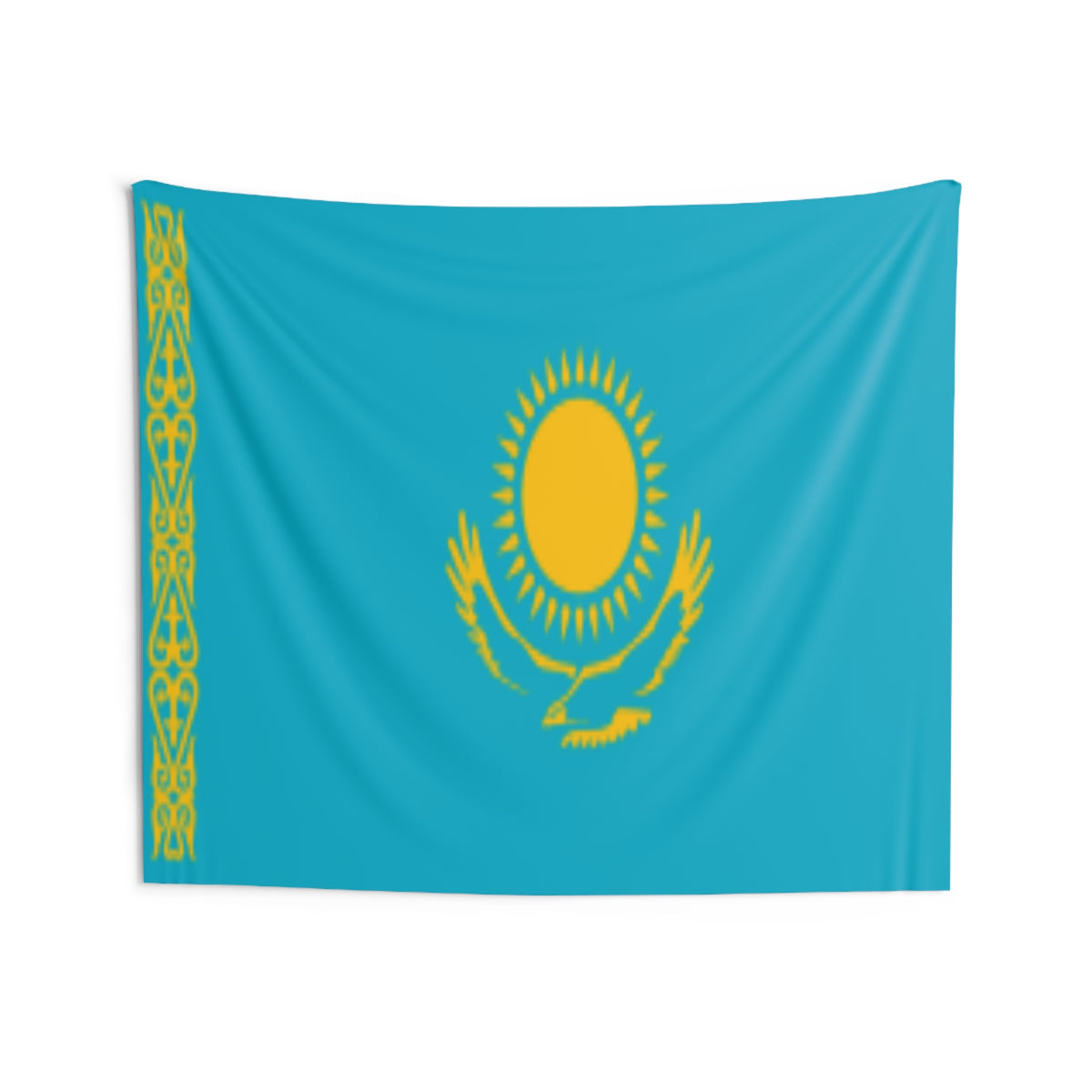 Kazakhstan Country Flag Wall Hanging Tapestry-Express Your Love Gifts