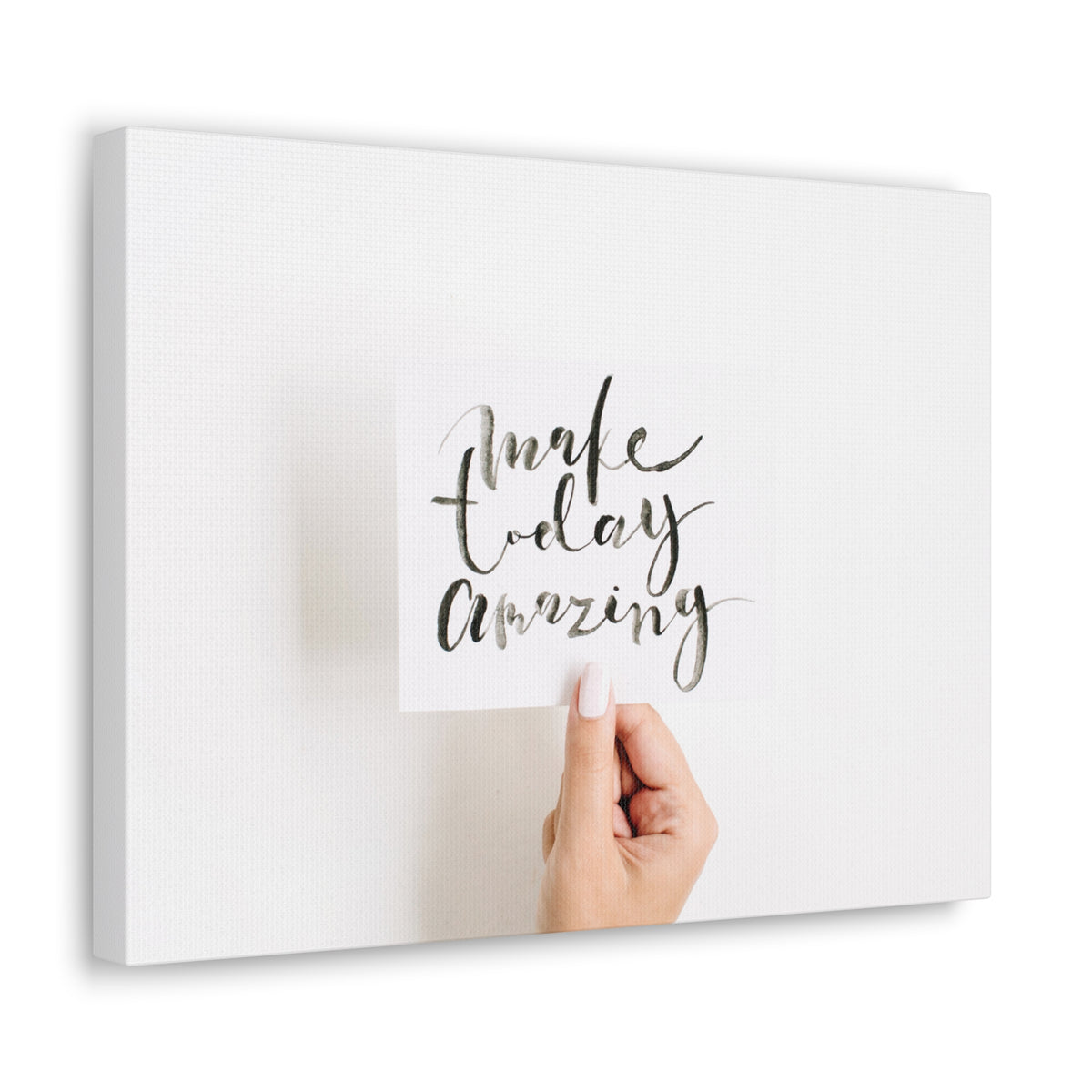 Inspirational Quote Canvas Make Today Amazing Motivational Print Ready to Hang Artwork-Express Your Love Gifts