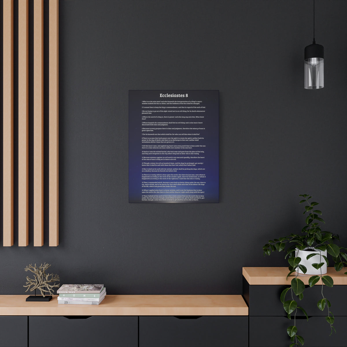 Scripture Walls Life Ecclesiastes 8 Bible Verse Canvas Christian Wall Art Ready to Hang-Express Your Love Gifts