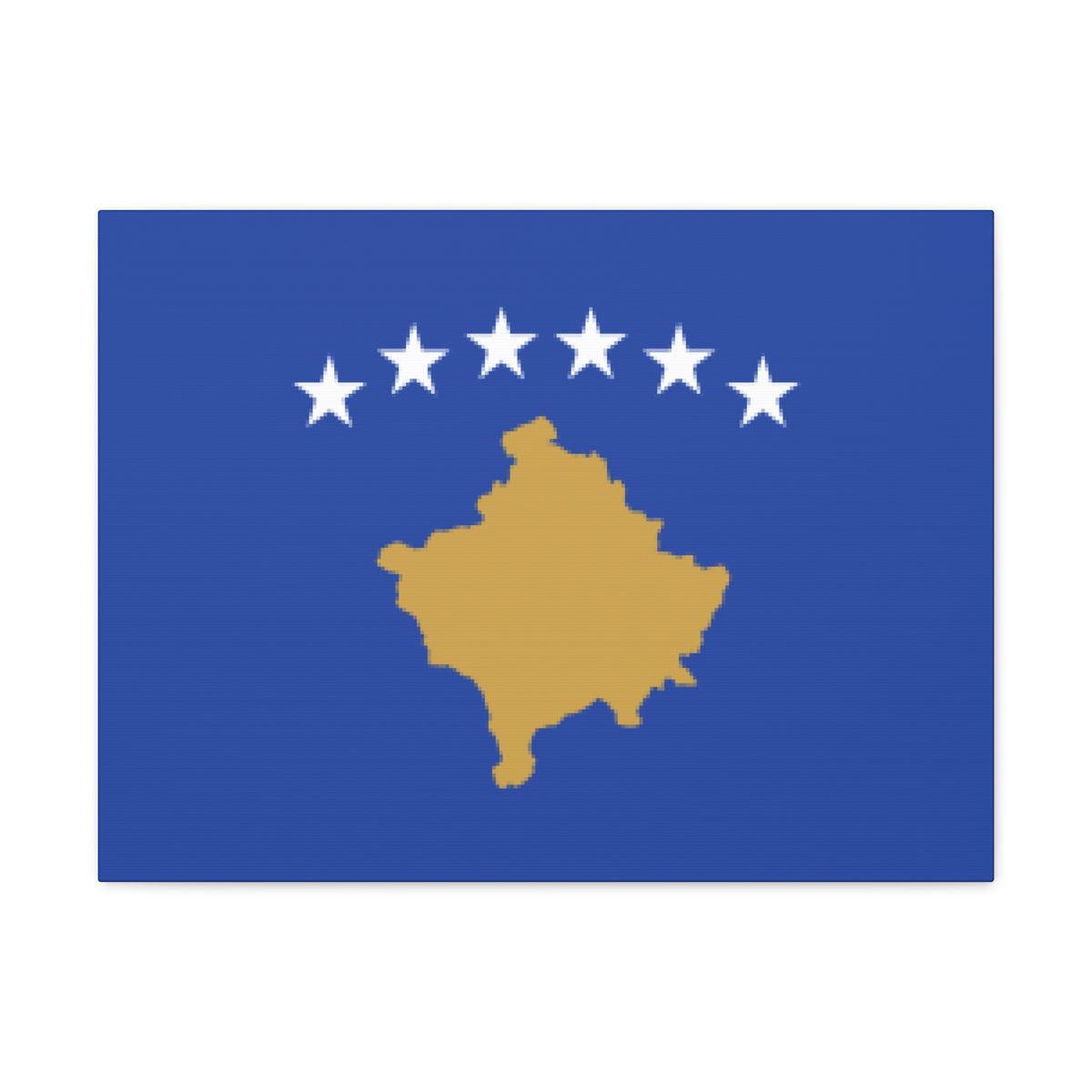 Kosovo Country Flag Canvas Vibrant Wall Art Unframed Home Decor-Express Your Love Gifts