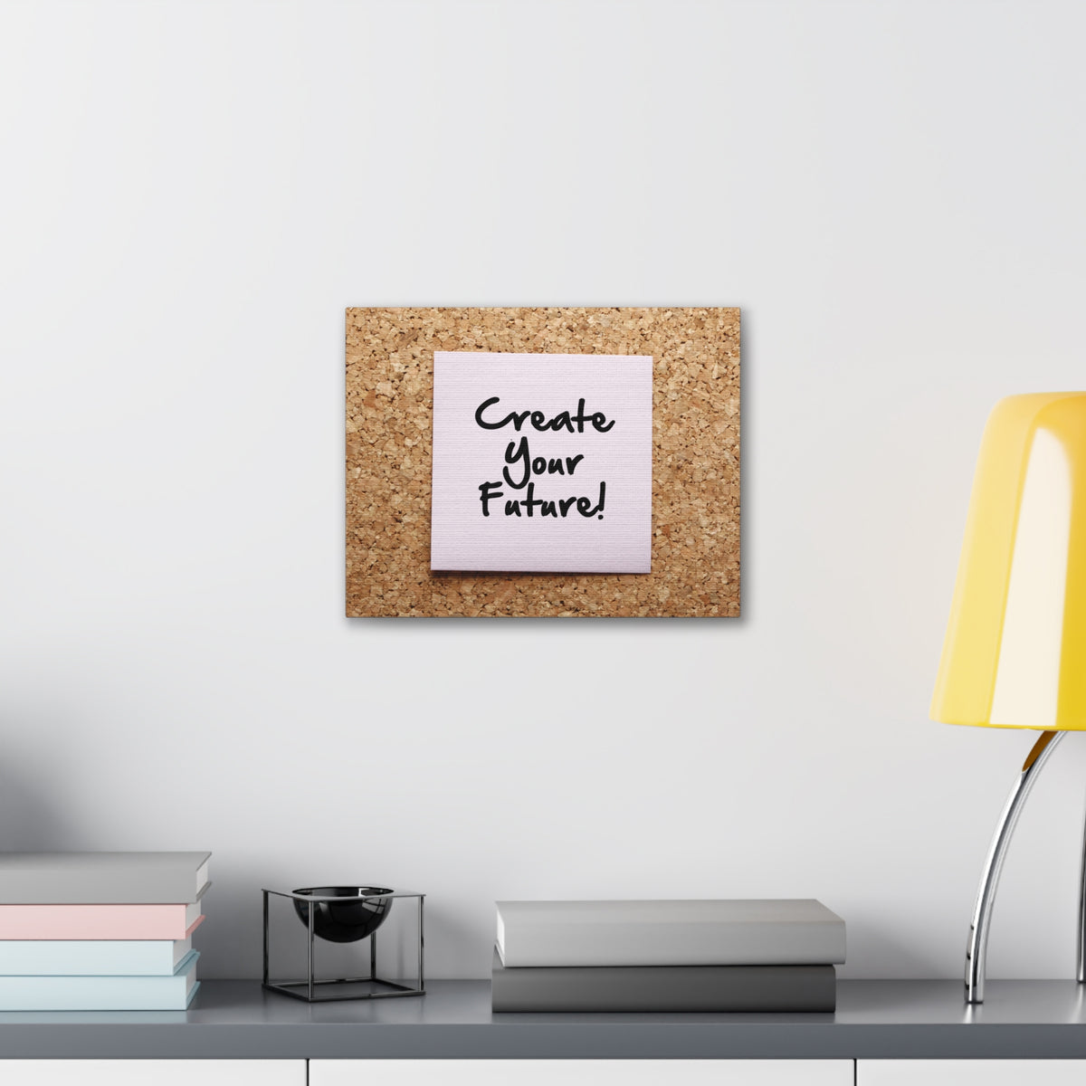 Inspirational Quote Canvas Create Your Future Motivational Print Ready to Hang Artwork-Express Your Love Gifts
