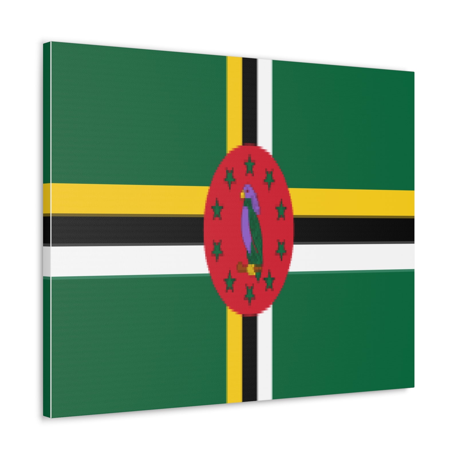 Dominica Country Flag Canvas Vibrant Wall Art Unframed Home Decor-Express Your Love Gifts