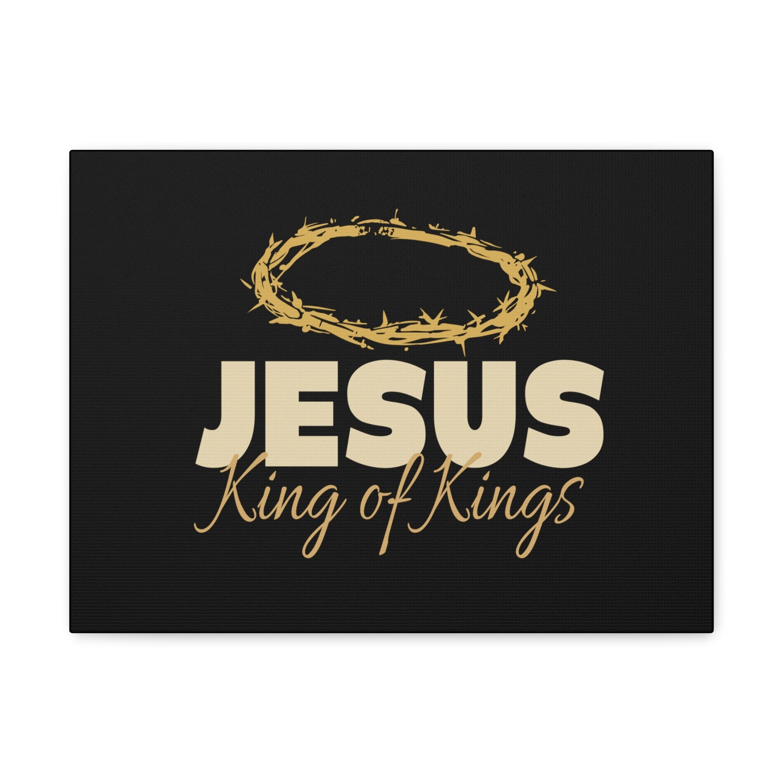 Scripture Walls Jesus King of Kings Revelation 17:14 Bible Verse Canvas Christian Wall Art Ready to Hang Unframed-Express Your Love Gifts