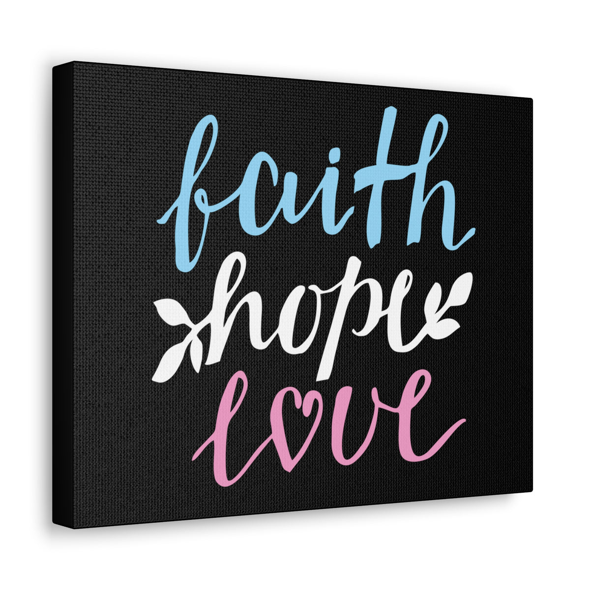 Scripture Walls Faith Hope Love Colors 1 Corinthians 13:13 Christian Wall Art Bible Verse Print Ready To Hang-Express Your Love Gifts