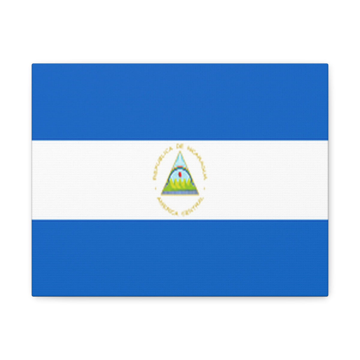 Nicaragua Country Flag Canvas Vibrant Wall Art Unframed Home Decor-Express Your Love Gifts