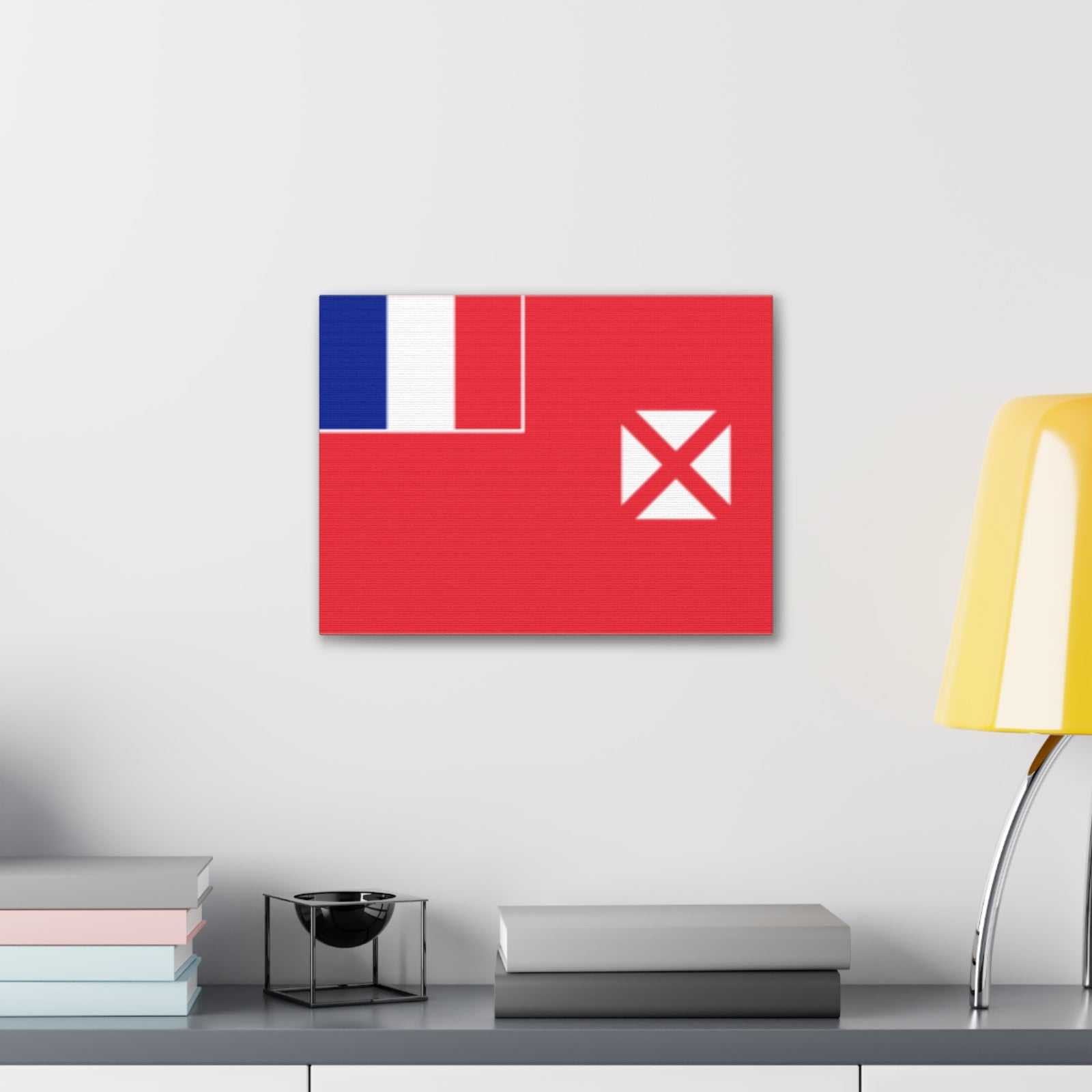 Wallis and Futuna Country Flag Canvas Vibrant Wall Art Unframed Home Decor-Express Your Love Gifts