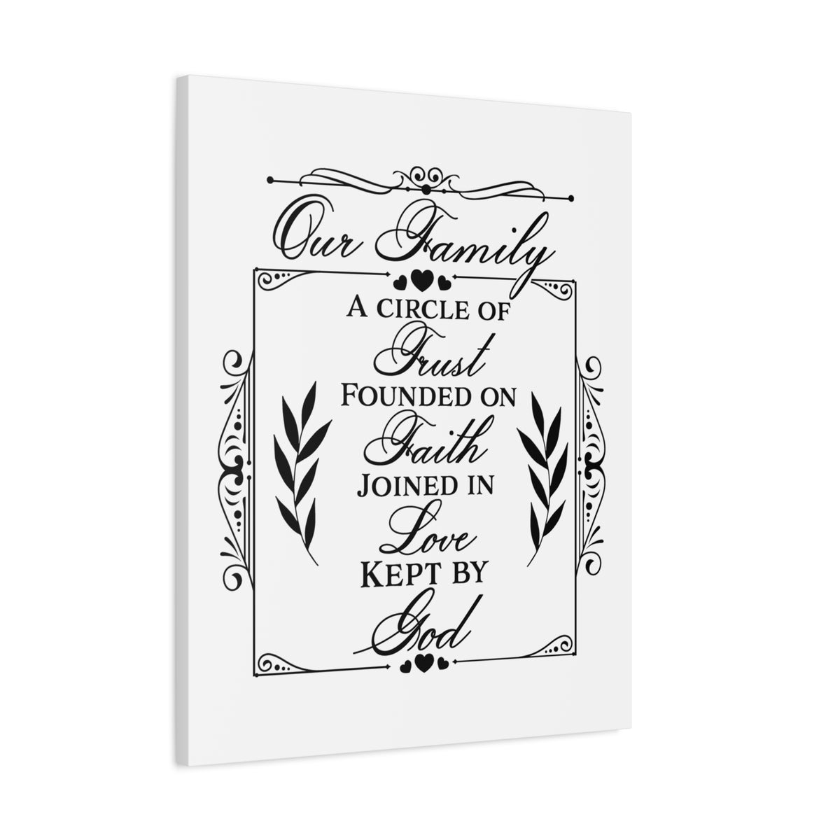 Scripture Canvas Kept By God Psalm 133:1 Christian Wall Art Print Ready to Hang-Express Your Love Gifts