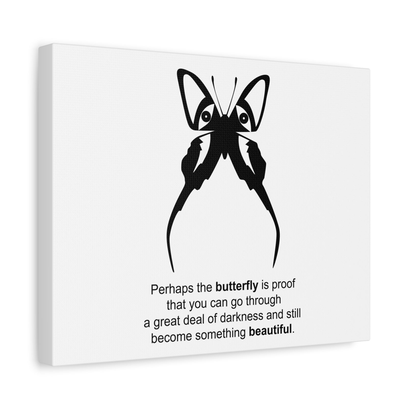 Inspirational Wall Art Something Beautiful Motivation Wall Decor for Home Office Gym Inspiring Success Quote Print Ready to Hang-Express Your Love Gifts