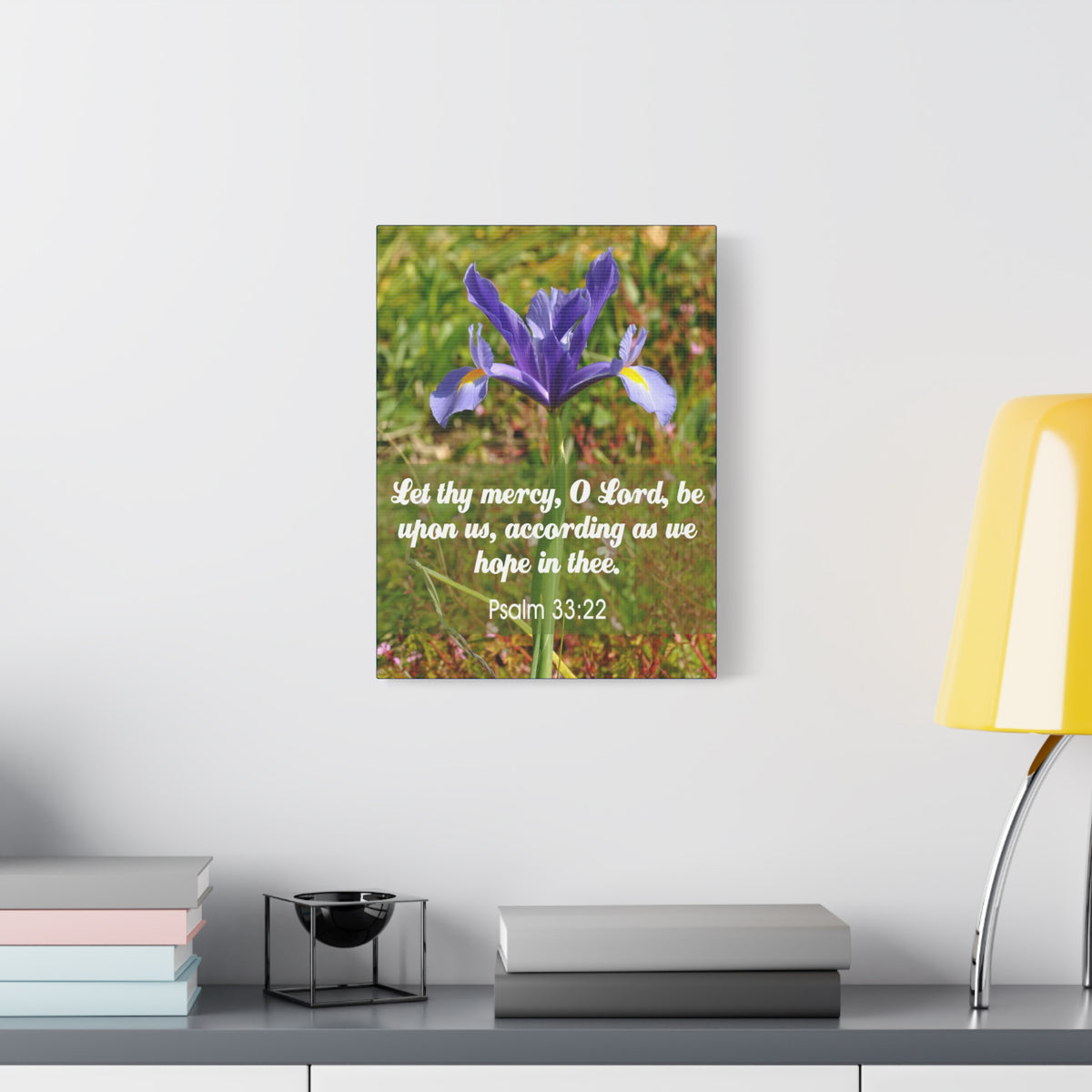 Scripture Walls Hope In Thee Psalm 33:22 Bible Verse Canvas Christian Wall Art Ready to Hang-Express Your Love Gifts