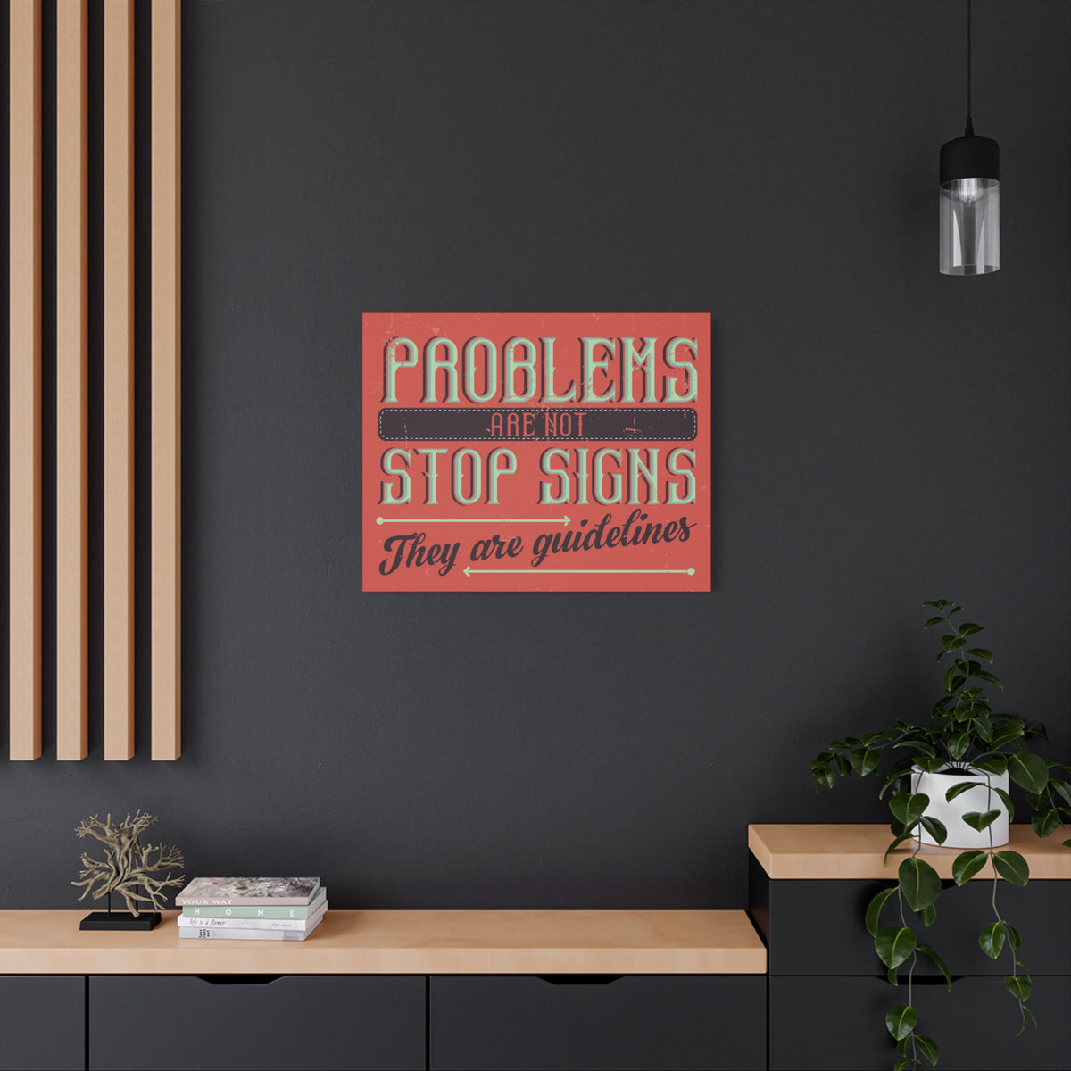 Inspirational Quote Canvas Guidelines Wall Art Motivational Motto Inspiring Prints Artwork Decor Ready to Hang-Express Your Love Gifts
