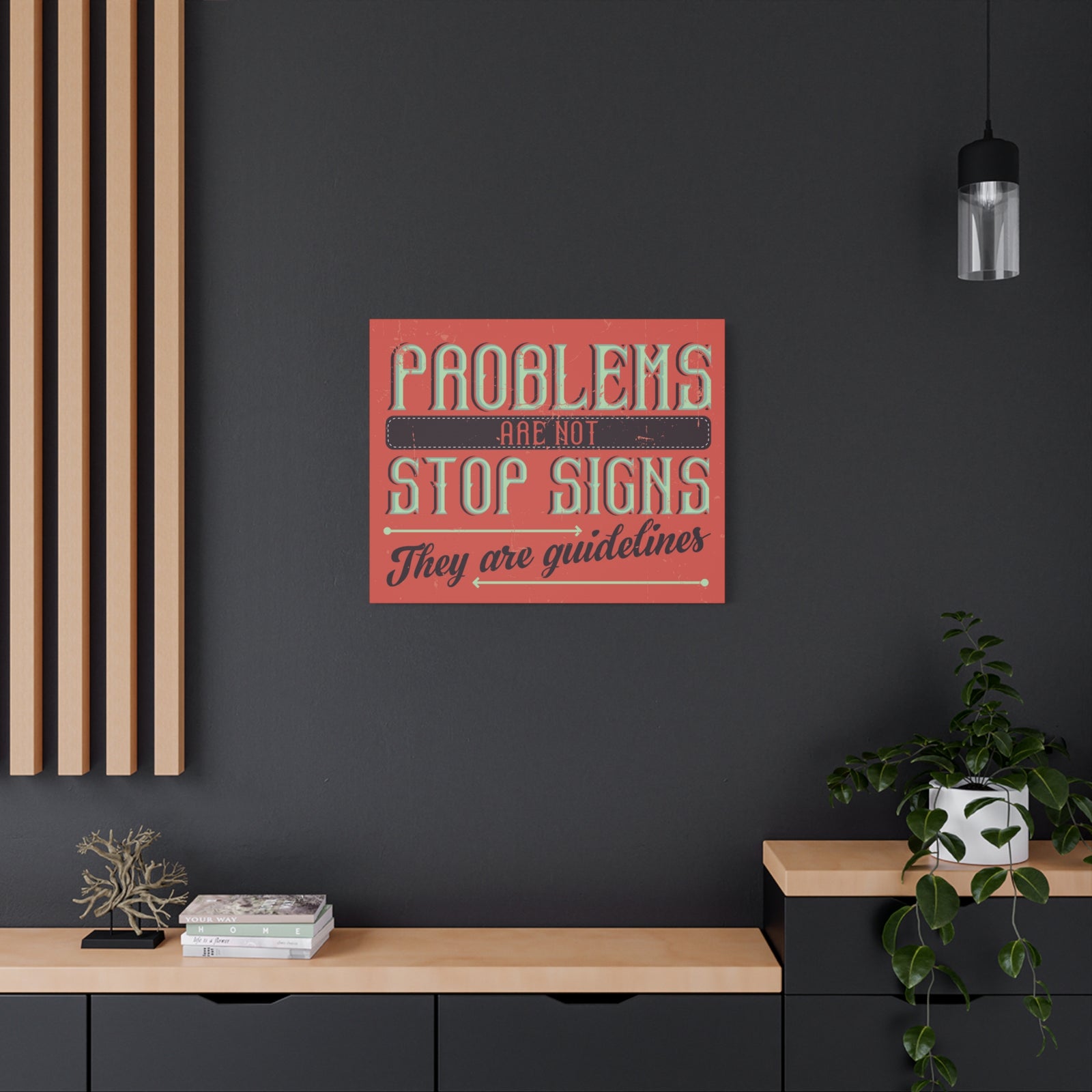 Inspirational Quote Canvas Guidelines Wall Art Motivational Motto Inspiring Prints Artwork Decor Ready to Hang-Express Your Love Gifts