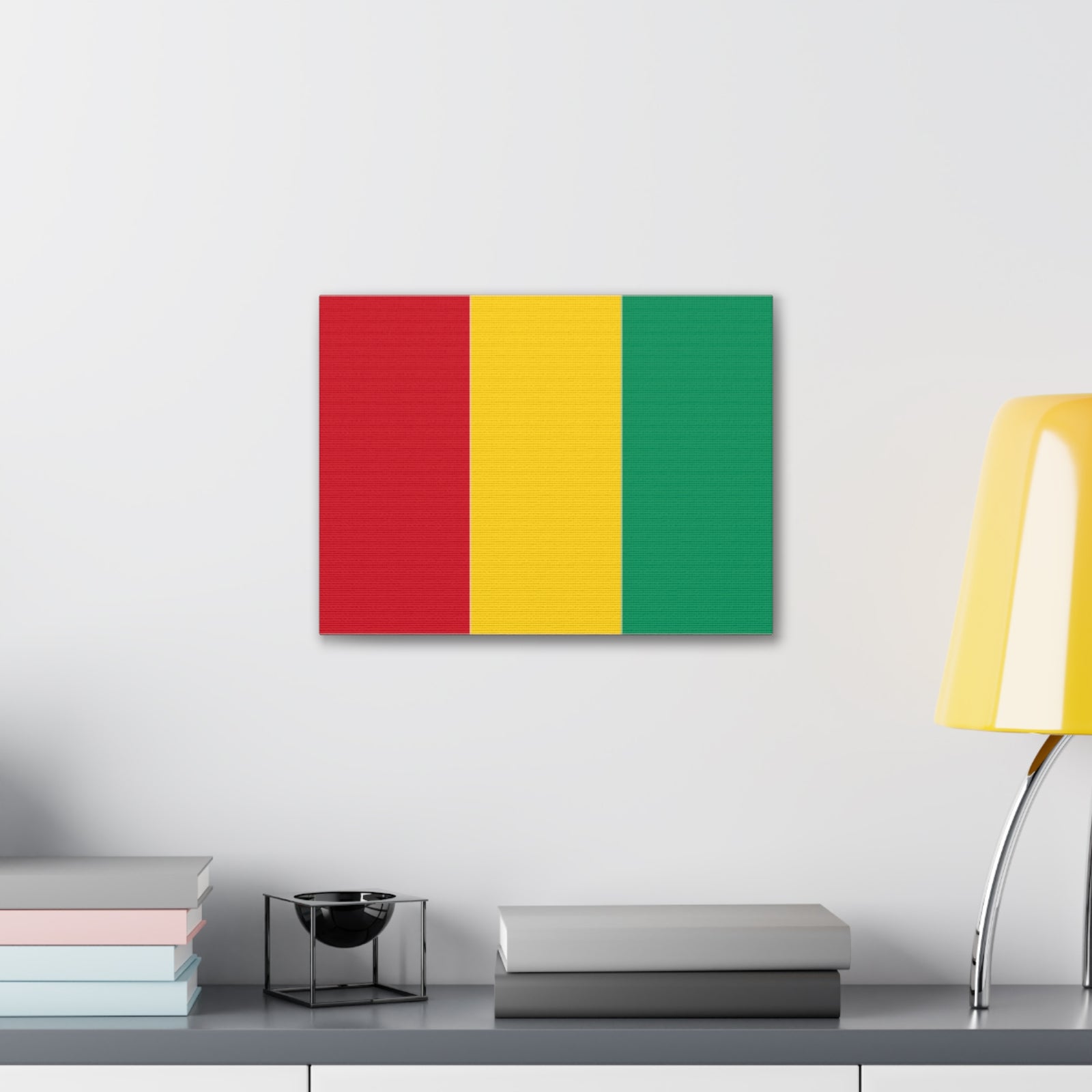 Guinea Country Flag Canvas Vibrant Wall Art Unframed Home Decor-Express Your Love Gifts