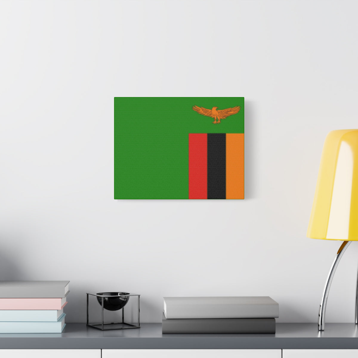 Zambia Country Flag Canvas Vibrant Wall Art Unframed Home Decor-Express Your Love Gifts
