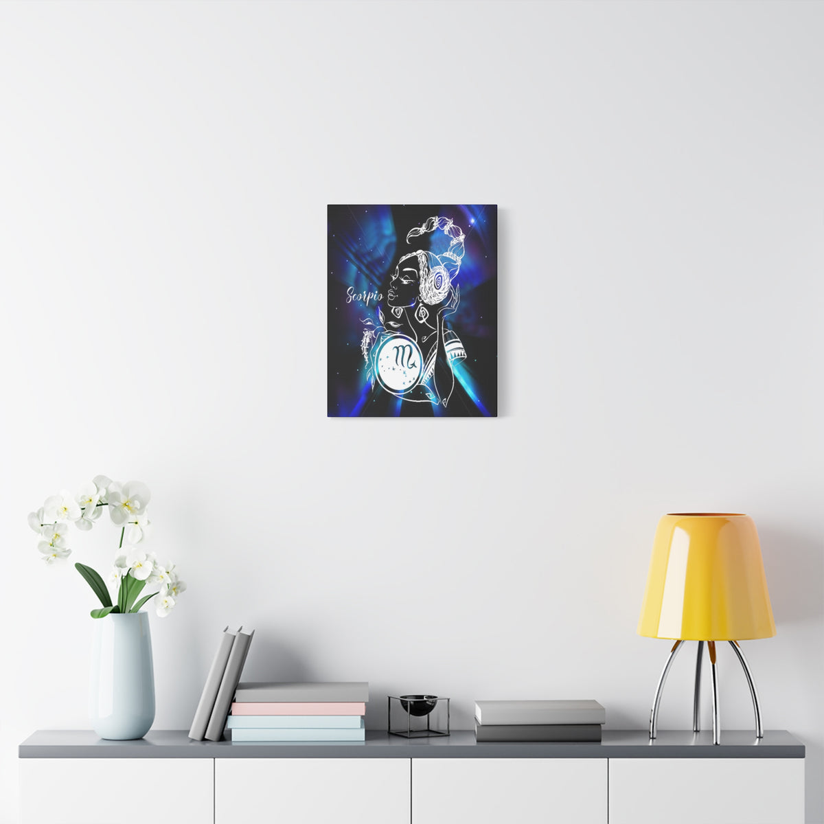 Scorpio Zodiac Horoscope Sign Constellation Canvas Print Astrology Home Décor Ready to Hang Artwork-Express Your Love Gifts