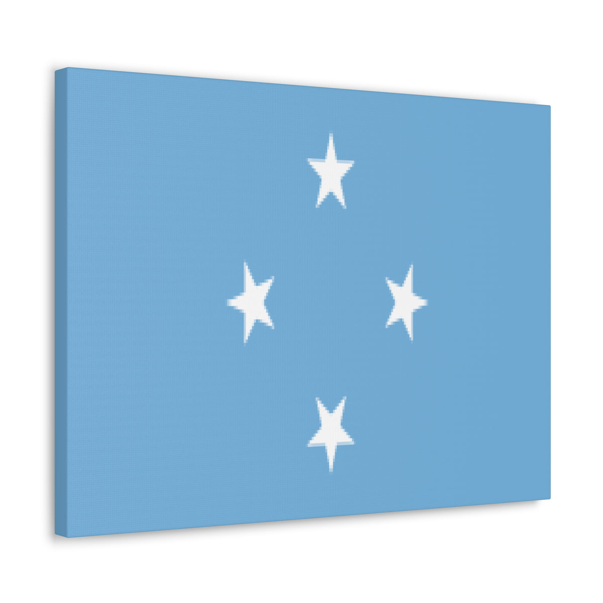 Micronesia Country Flag Canvas Vibrant Wall Art Unframed Home Decor-Express Your Love Gifts