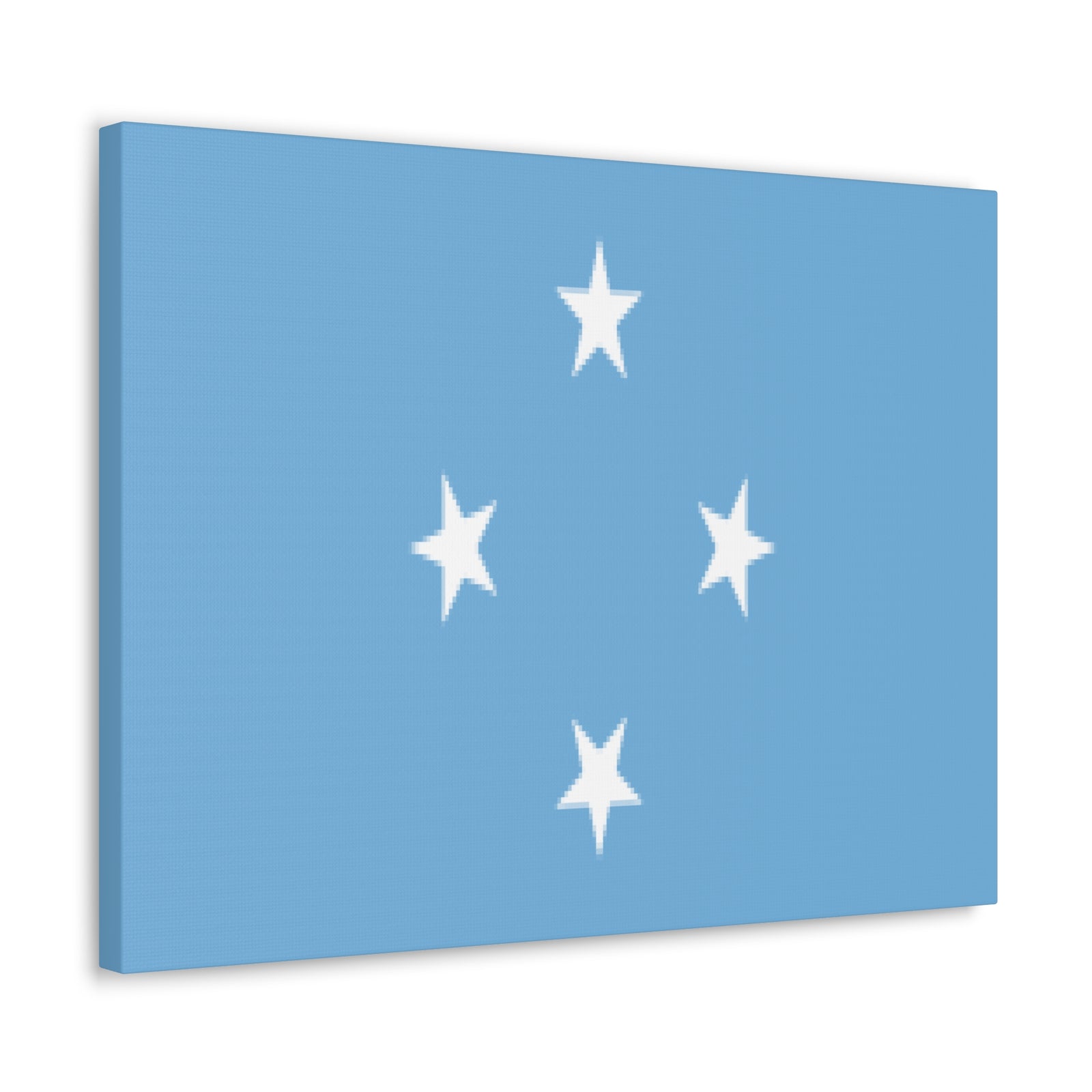 Micronesia Country Flag Canvas Vibrant Wall Art Unframed Home Decor-Express Your Love Gifts
