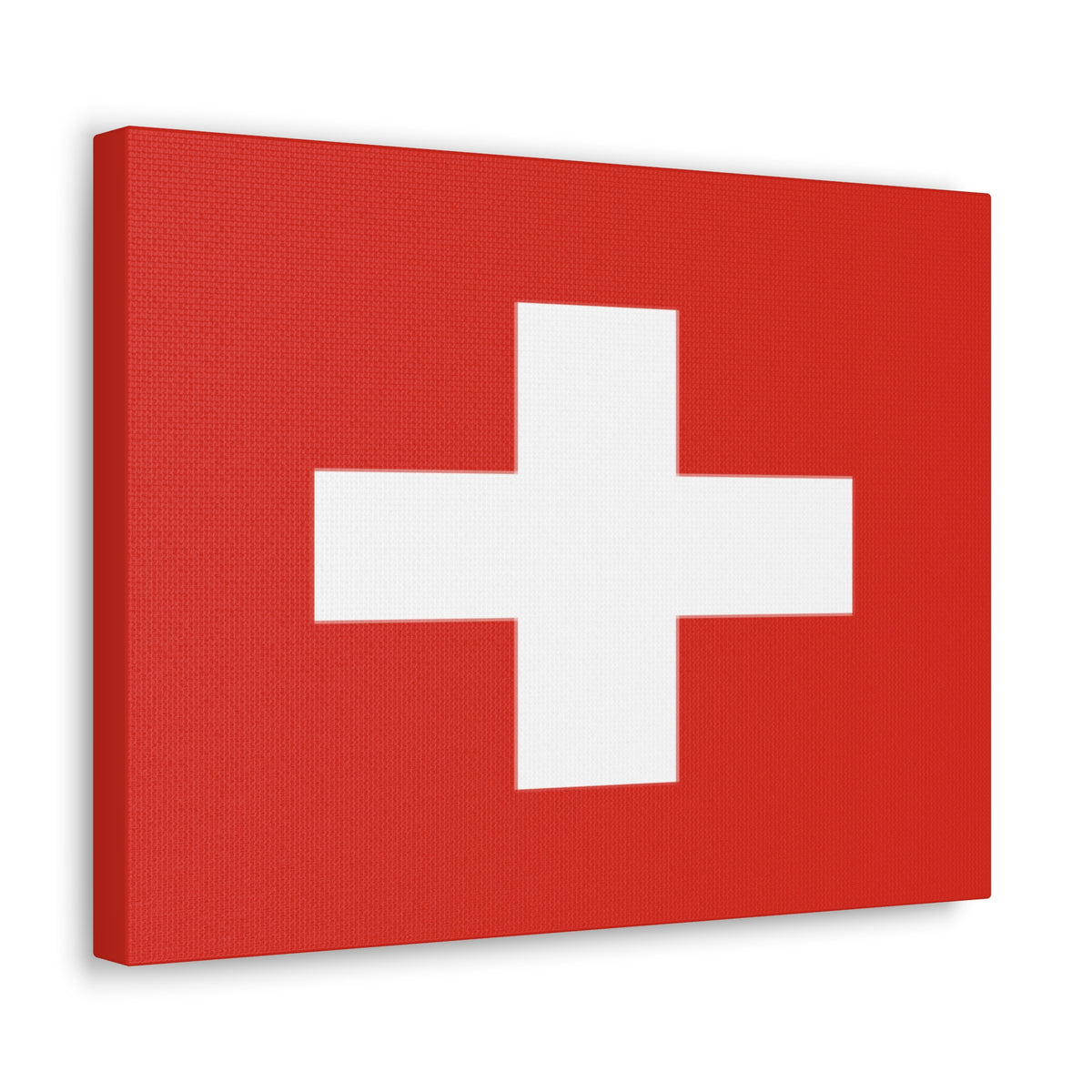 Switzerland Country Flag Canvas Vibrant Wall Art Unframed Home Decor-Express Your Love Gifts