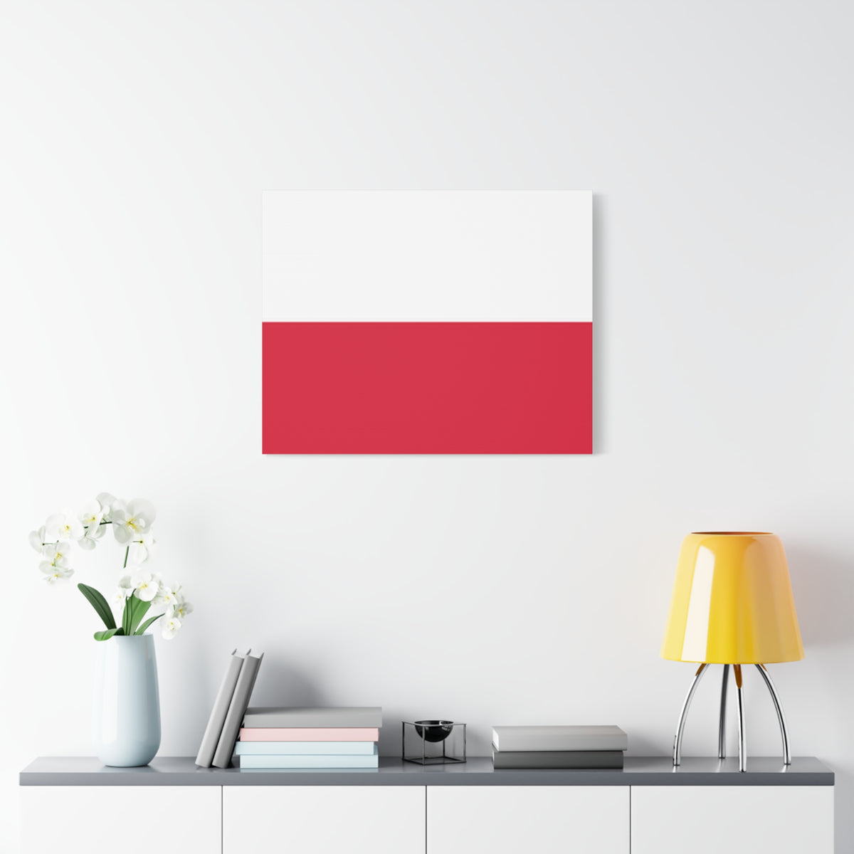 Poland Country Flag Canvas Vibrant Wall Art Unframed Home Decor-Express Your Love Gifts