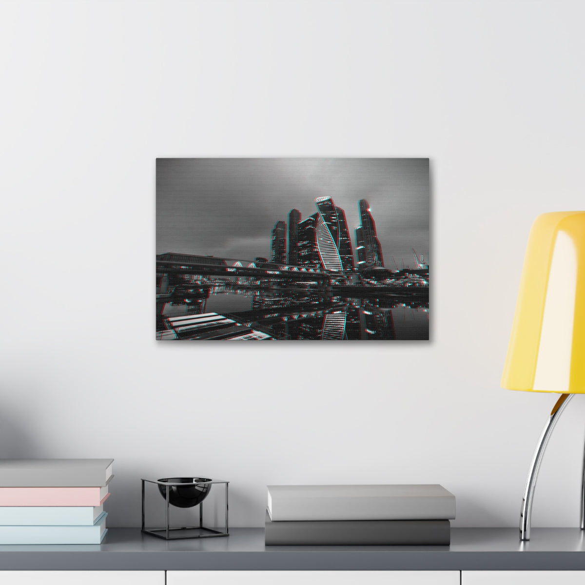 Moscow Black And White Skyline Canvas Artwork High-Quality Breathtaking Stunning Cityscape for Home Decor Ready to Hang-Express Your Love Gifts