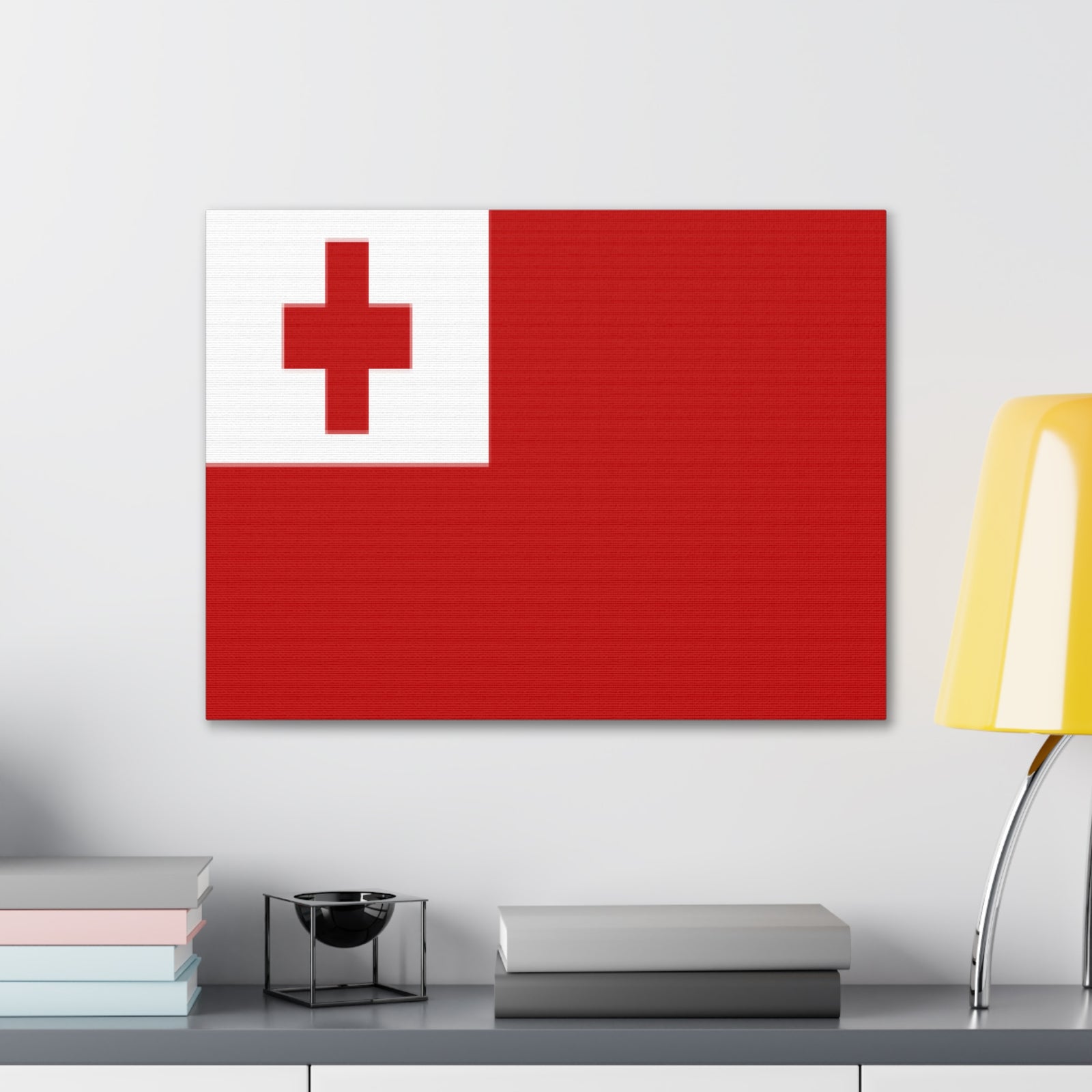 Tonga Country Flag Canvas Vibrant Wall Art Unframed Home Decor-Express Your Love Gifts