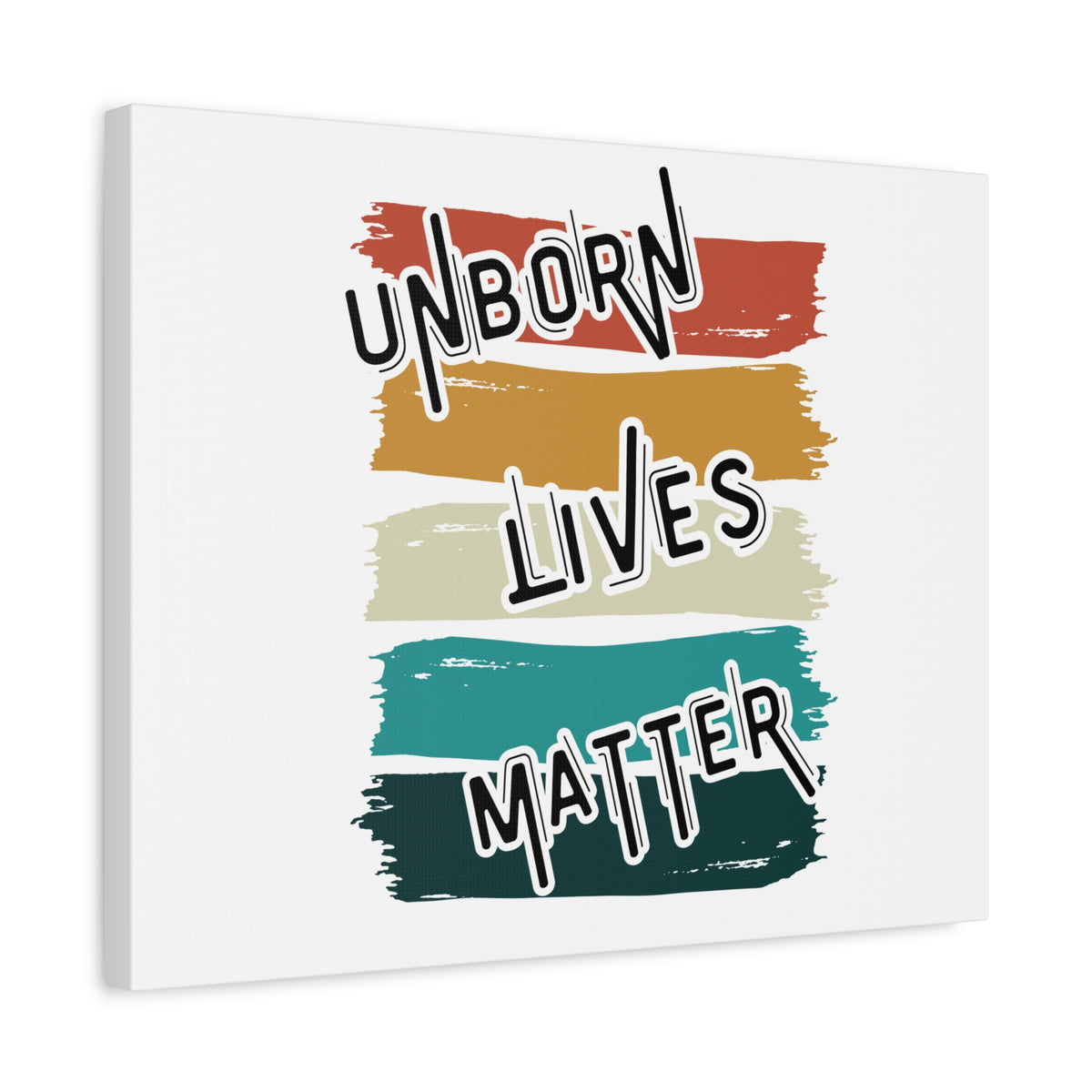 Scripture Walls Unborn Lives Matter Psalm 127:3 Rainbow Bible Verse Canvas Christian Wall Art Ready to Hang-Express Your Love Gifts