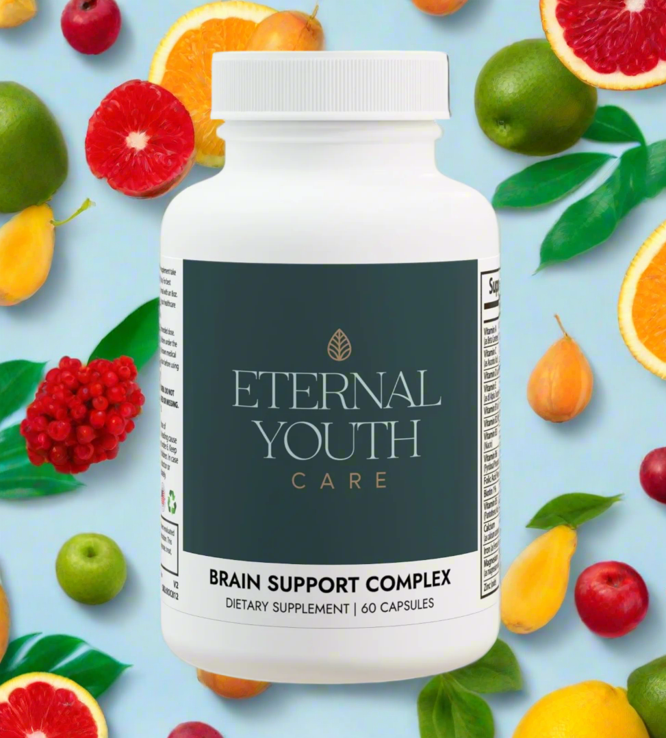 Eternal Youth Care Brain Support Complex – Cognitive & Muscle Performance | Non-GMO (60 Capsules)-Express Your Love Gifts