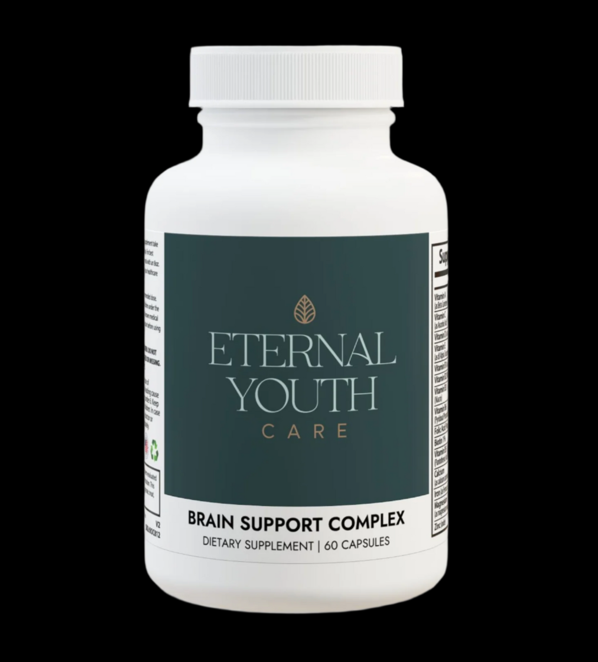 Eternal Youth Care Brain Support Complex – Cognitive & Muscle Performance | Non-GMO (60 Capsules)-Express Your Love Gifts
