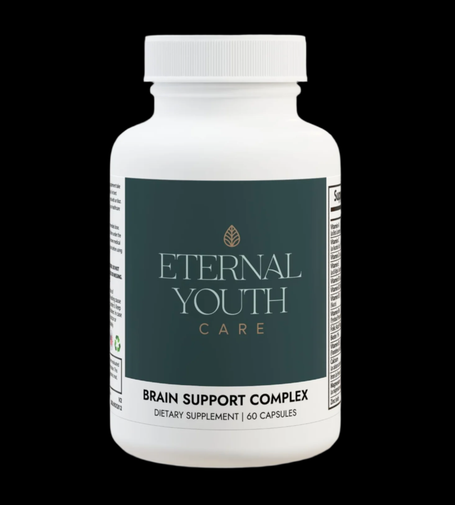 Eternal Youth Care Brain Support Complex – Cognitive & Muscle Performance | Non-GMO (60 Capsules)-Express Your Love Gifts