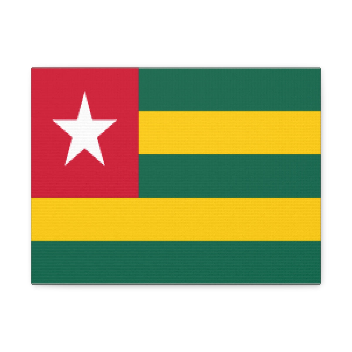 Togo Country Flag Canvas Vibrant Wall Art Unframed Home Decor-Express Your Love Gifts