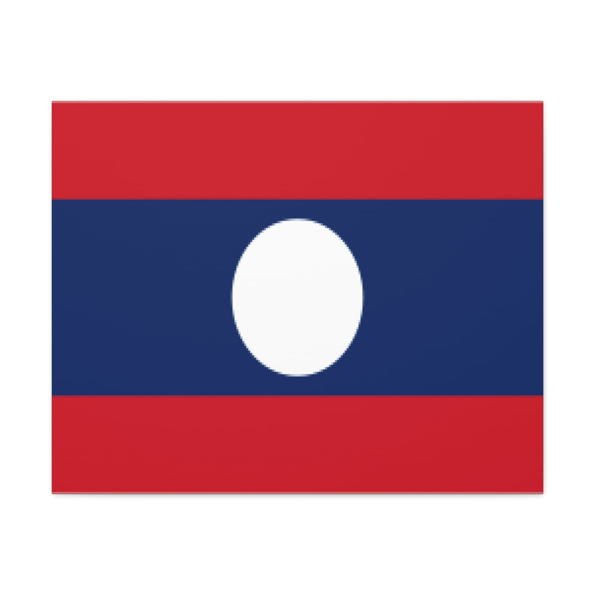 Laos Country Flag Canvas Vibrant Wall Art Unframed Home Decor-Express Your Love Gifts