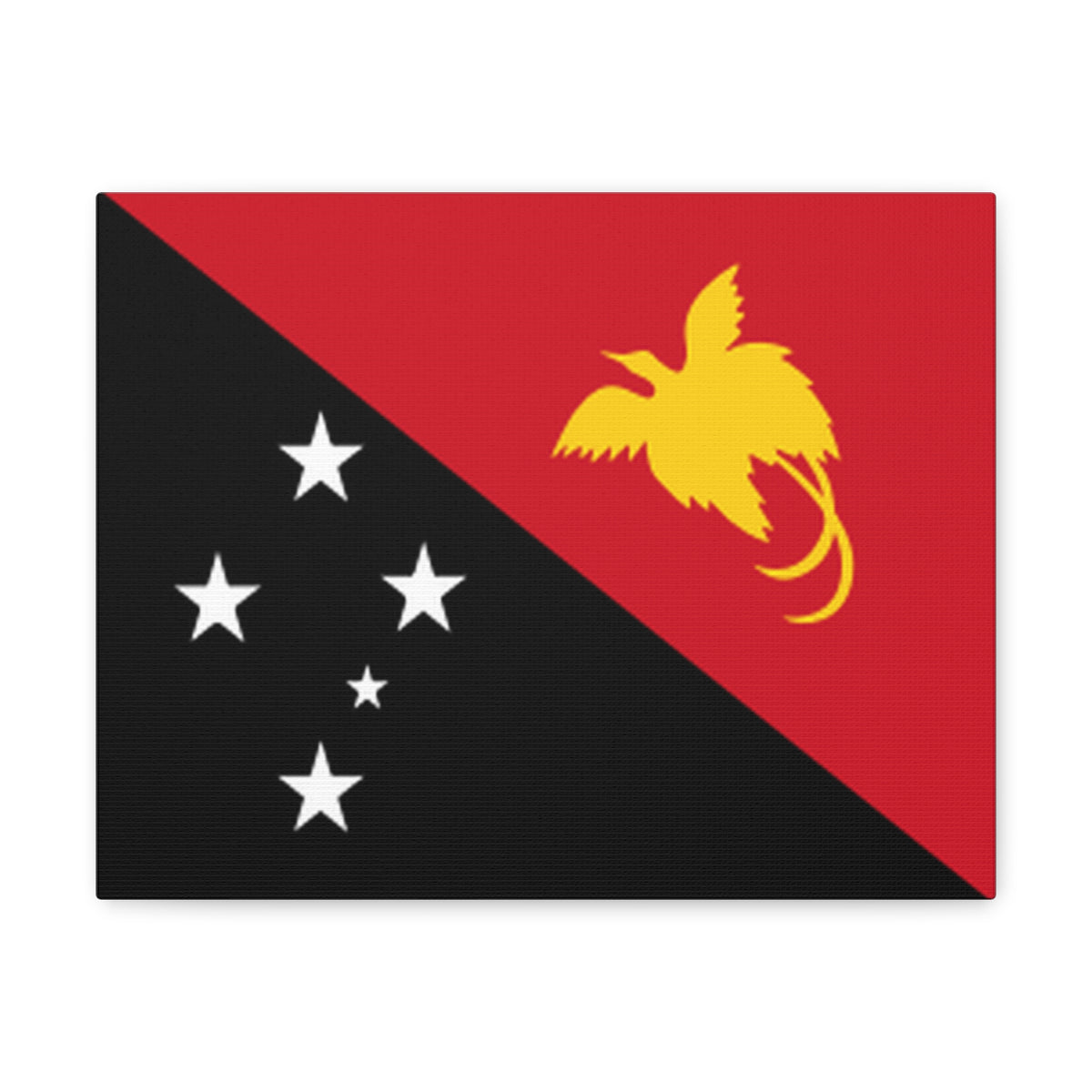 Papua New Guinea Country Flag Canvas Vibrant Wall Art Unframed Home Decor-Express Your Love Gifts