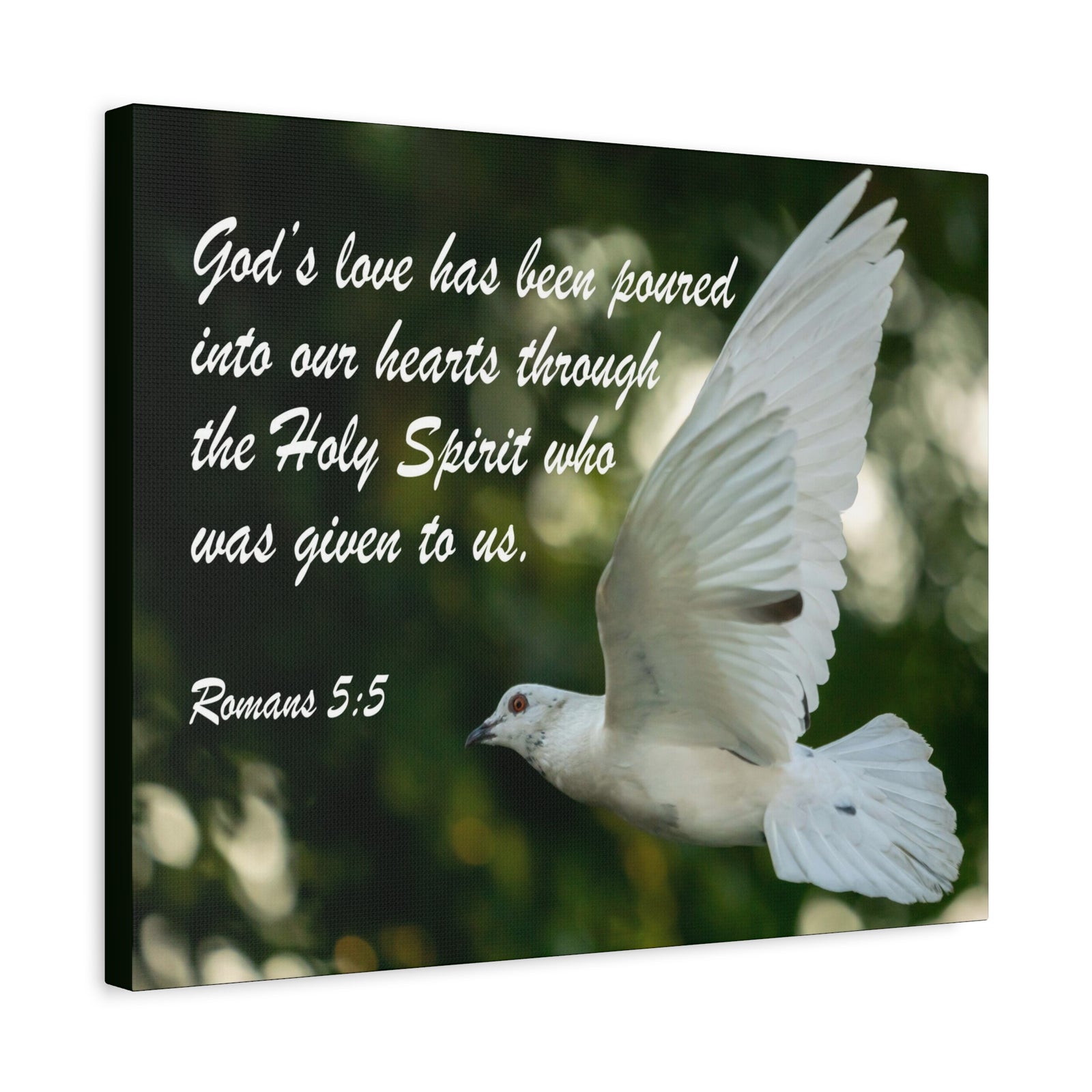 Scripture Canvas God's Love Psalm 103:8 Christian Wall Art Bible Verse Print Ready to Hang-Express Your Love Gifts